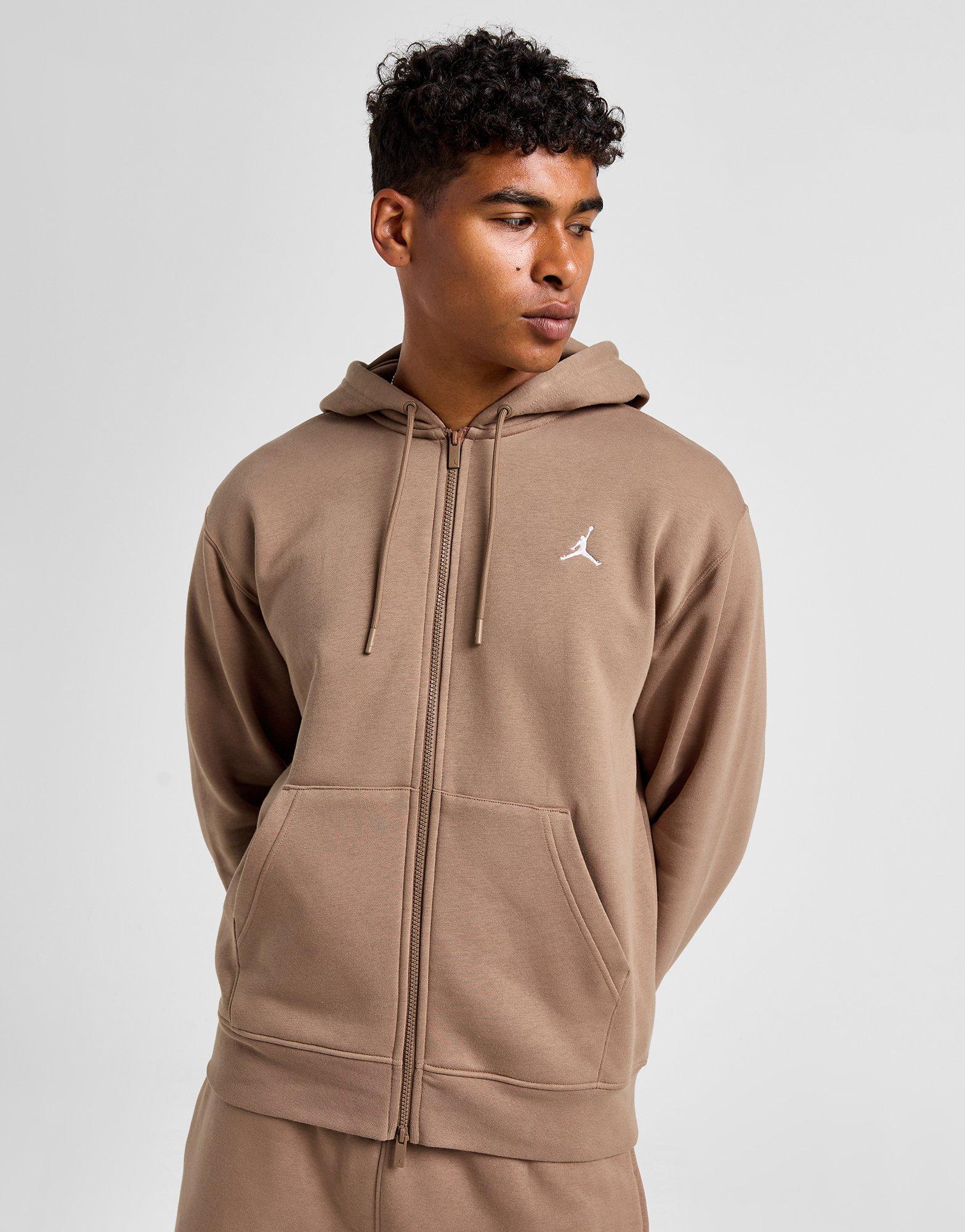 White Jordan Essential Fleece Full Zip Hoodie JD Sports Global