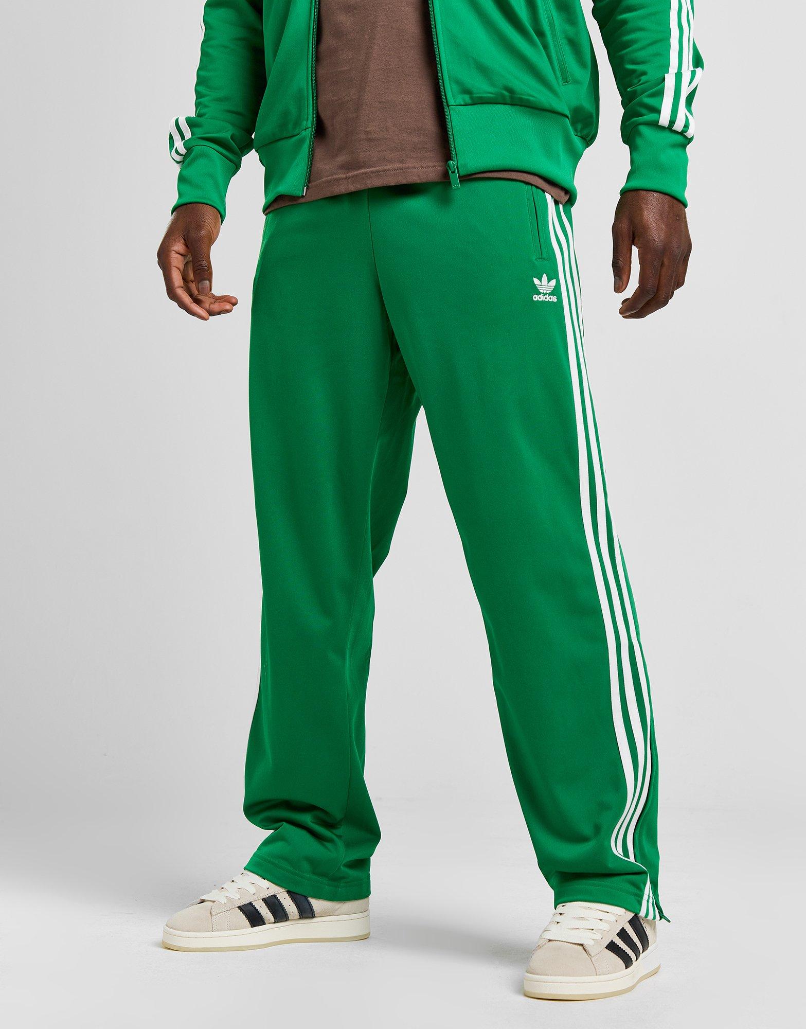 Green adidas track pants mens shop