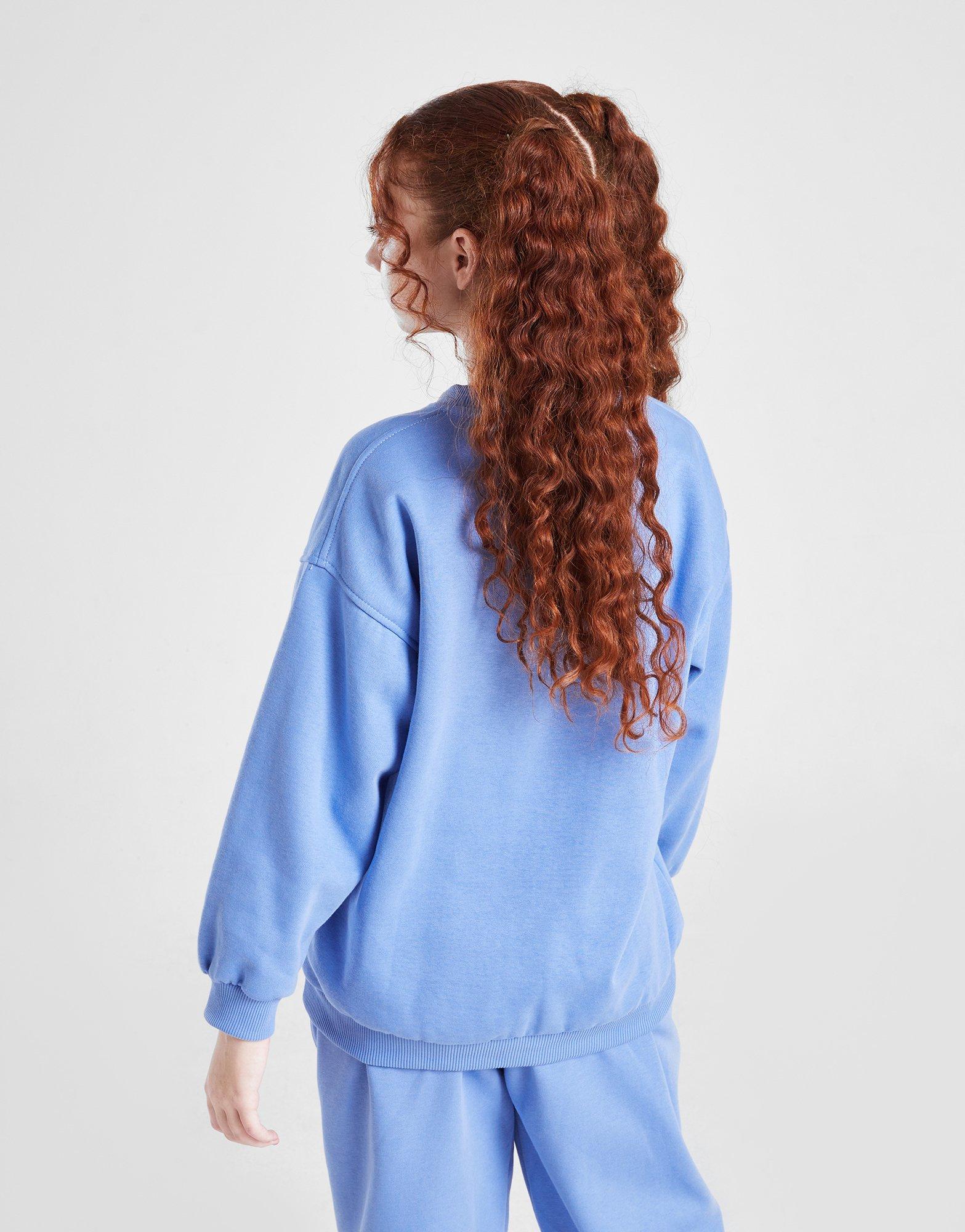 Nike Girls' Club Fleece Crew Sweatshirt Junior