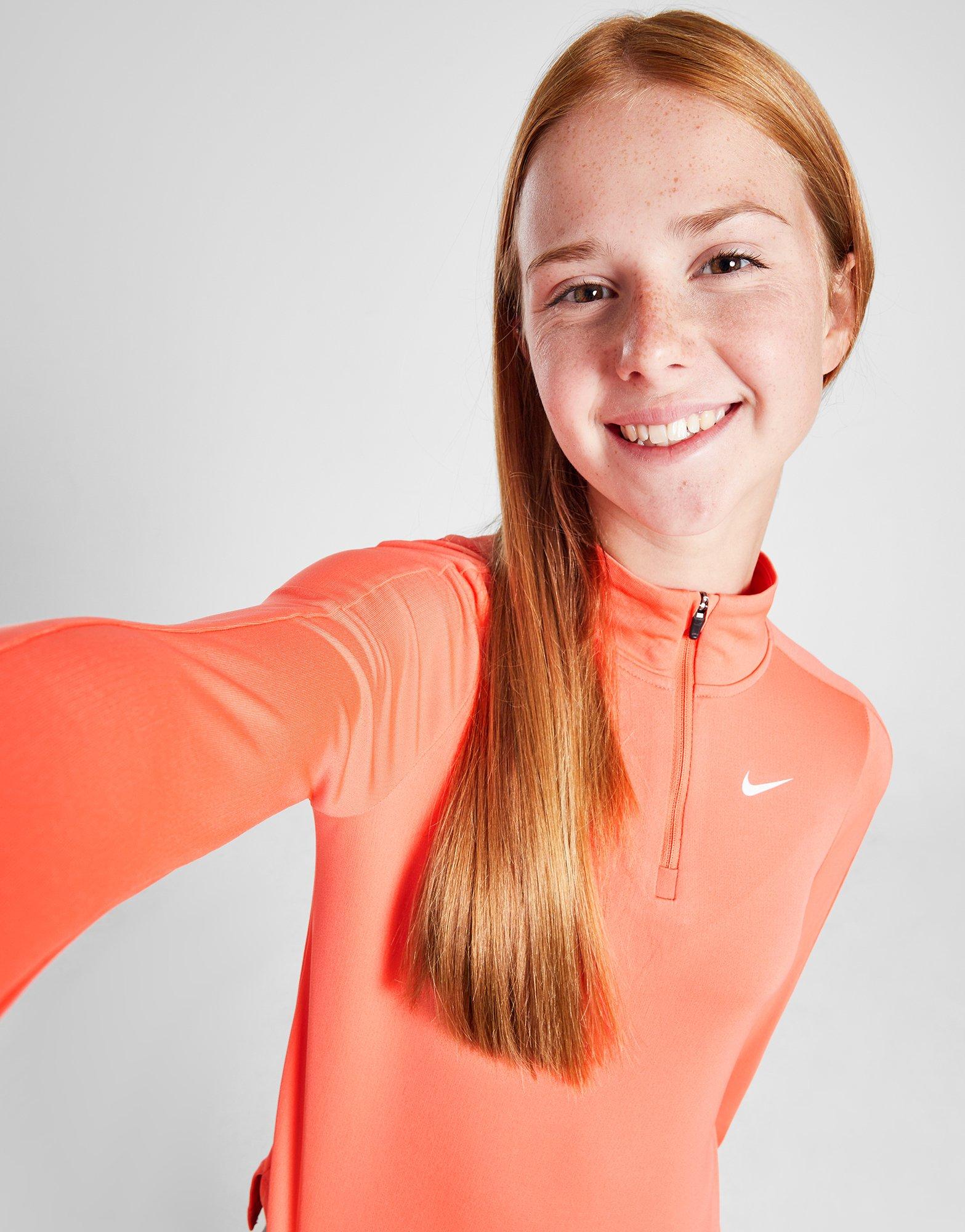Nike Girls' Dri-FIT Long Sleeve 1/2 Zip Top Junior