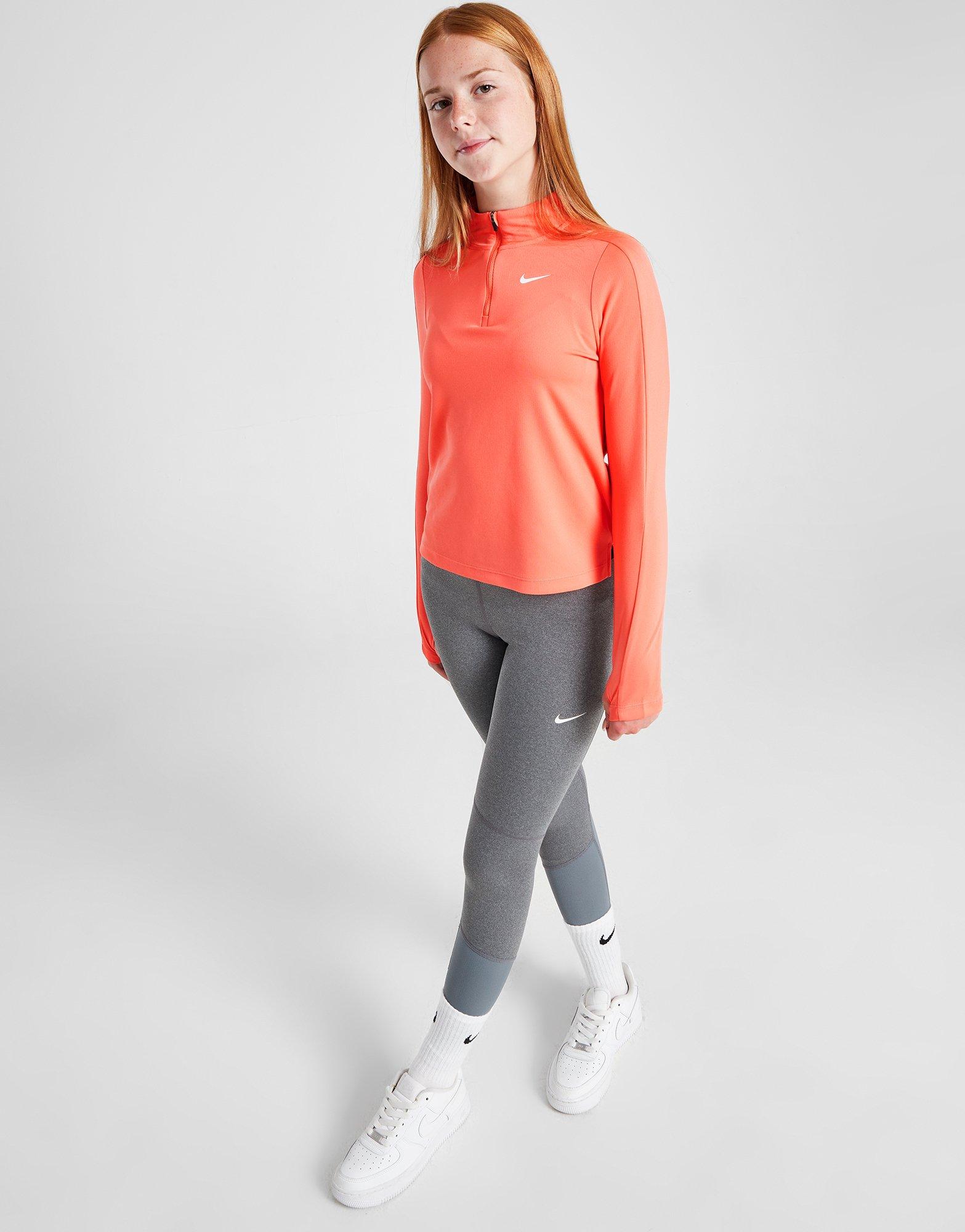 Nike Girls' Dri-FIT Long Sleeve 1/2 Zip Top Junior