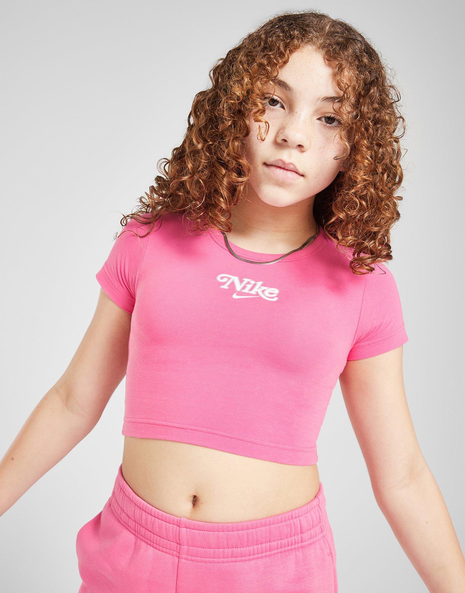 Nike Girls' Sportswear Cropped T-Shirt Junior