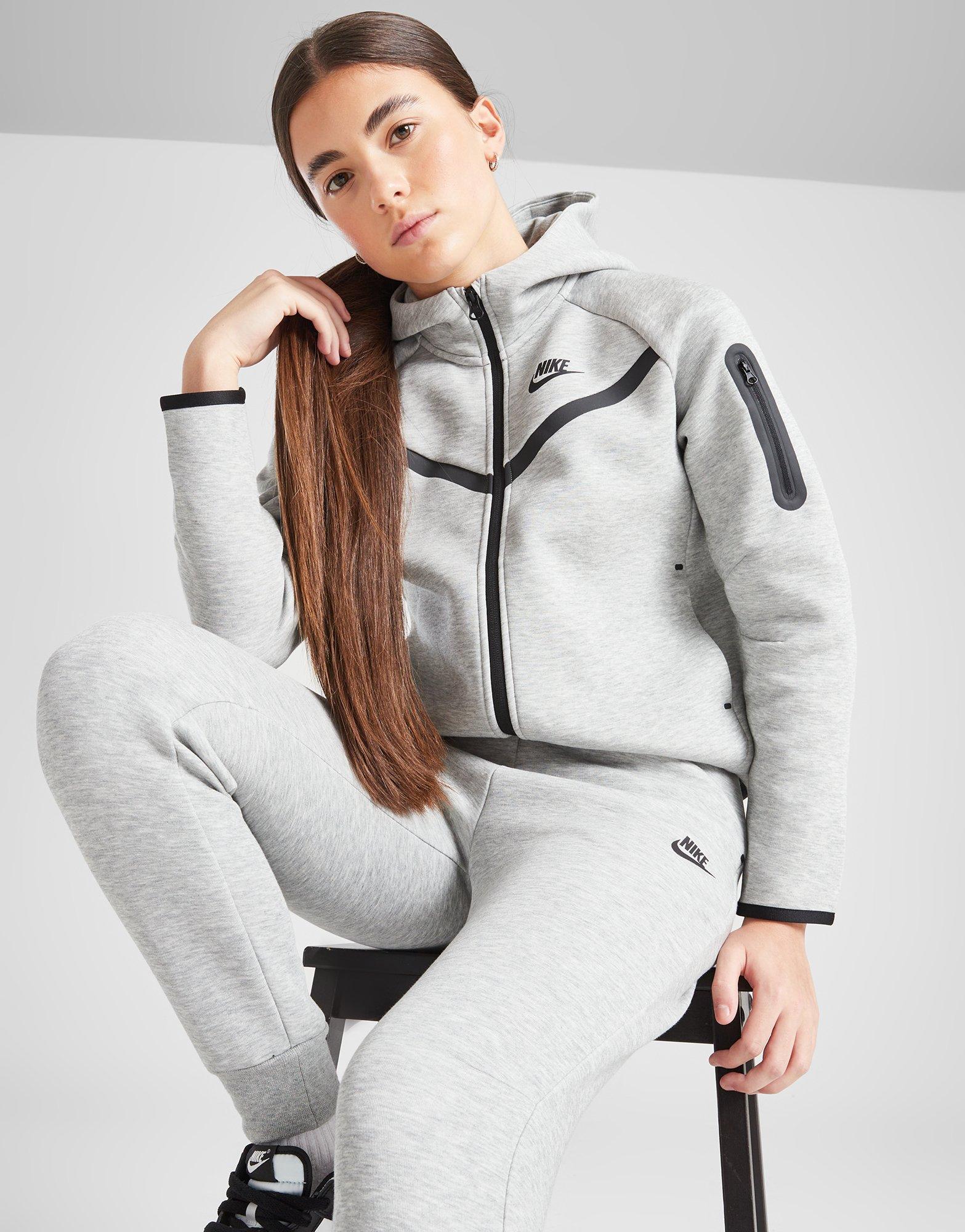 Nike Felpa con Cappuccio Full Zip Tech Fleece Bambina Junior