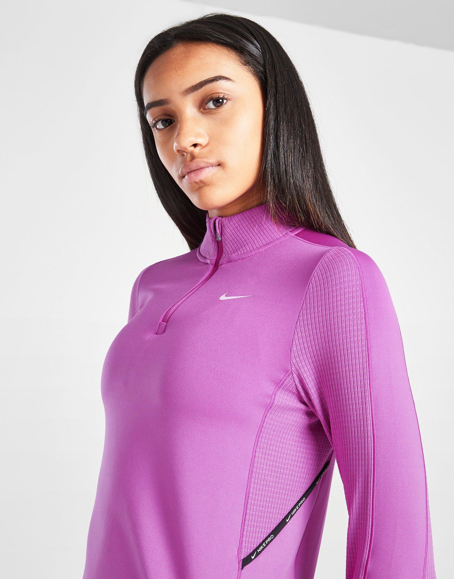 Nike Girls' Pro Therma-FIT 1/2 Zip Top Junior