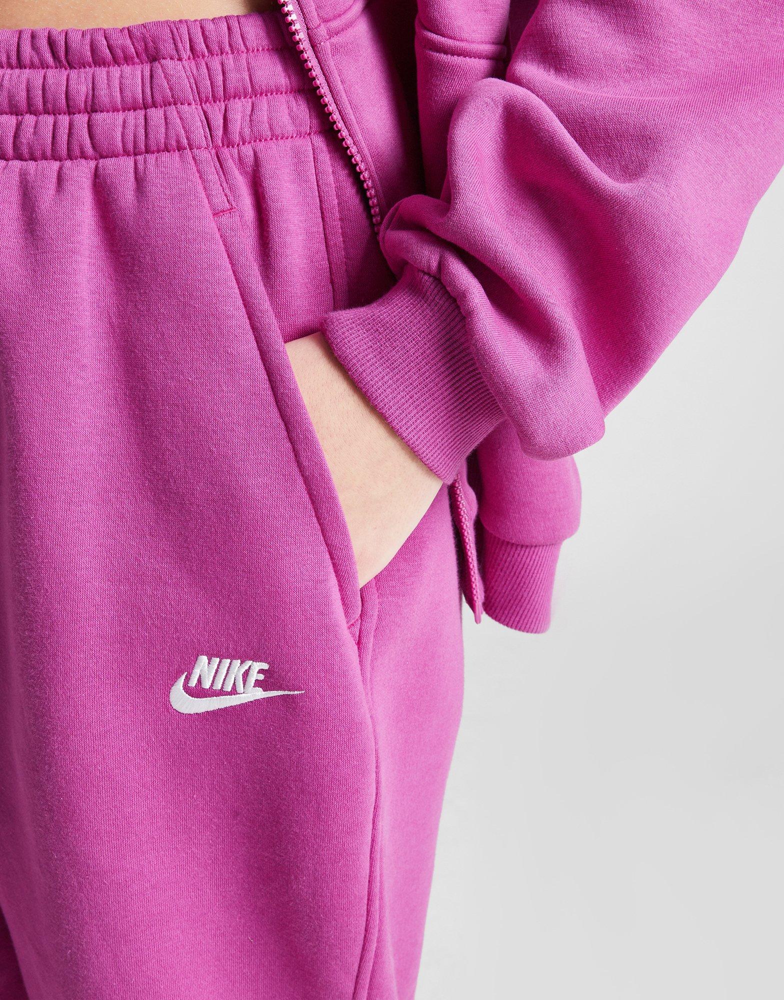White Nike Girls Sportswear Club Fleece Joggers Junior JD Sports Ireland