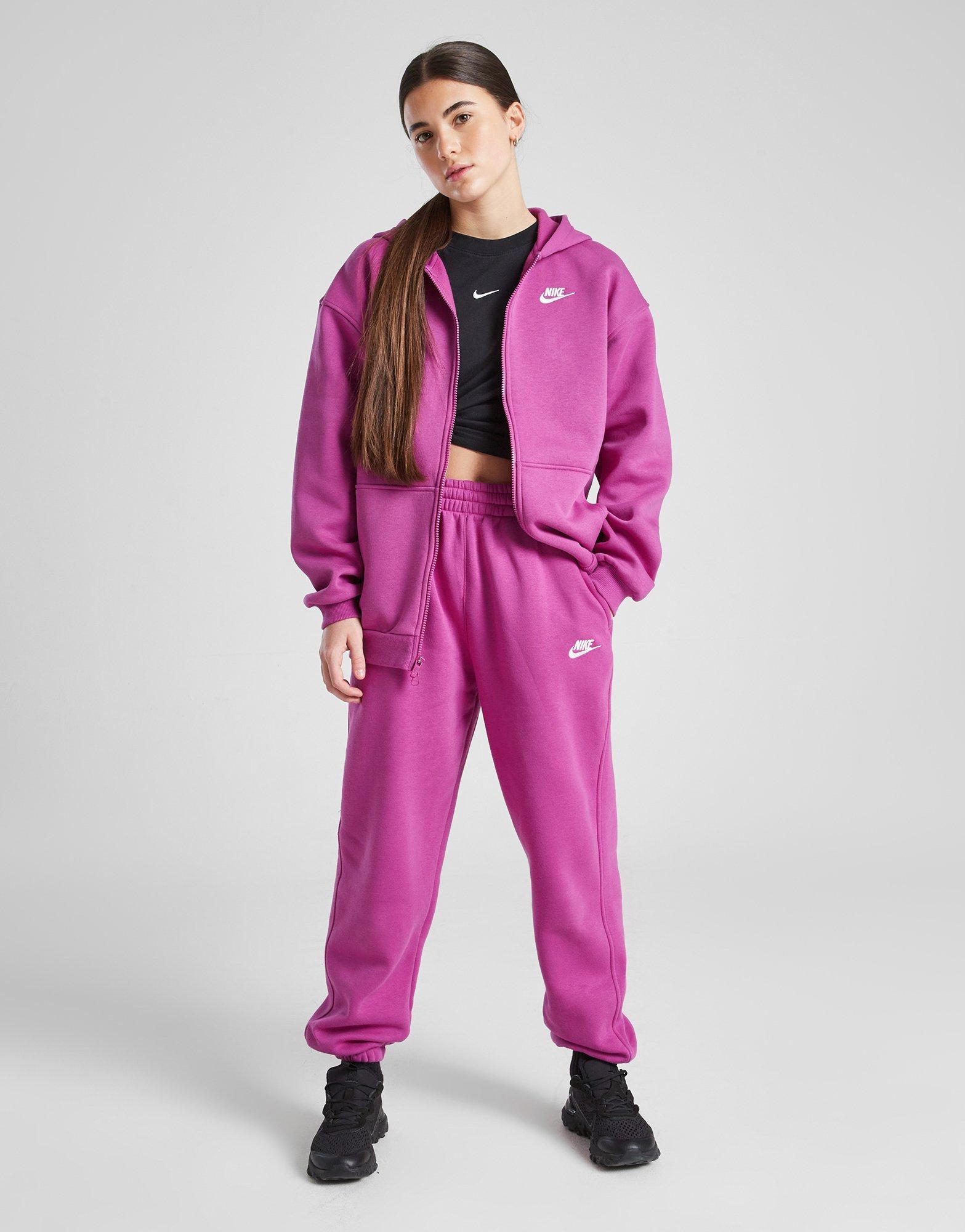 Nike Girls' Club Full Zip Oversized Hoodie Junior