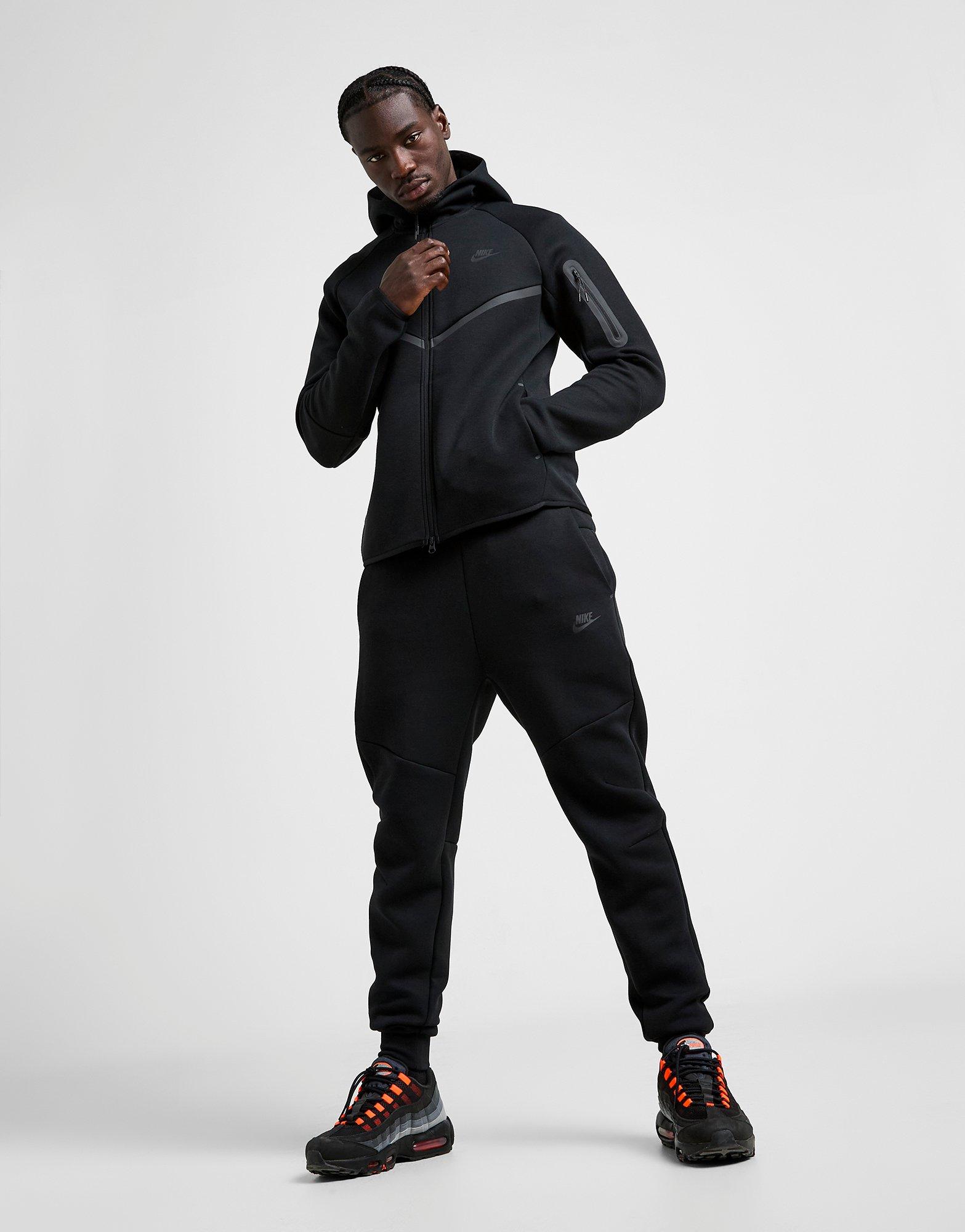 Nike Tech Windrunner herenjack van fleece met rits over de hele lengte Tech