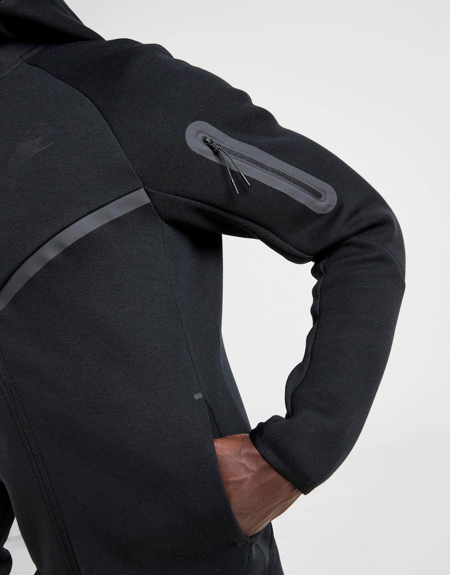 Nike Tech Windrunner herenjack van fleece met rits over de hele lengte Tech