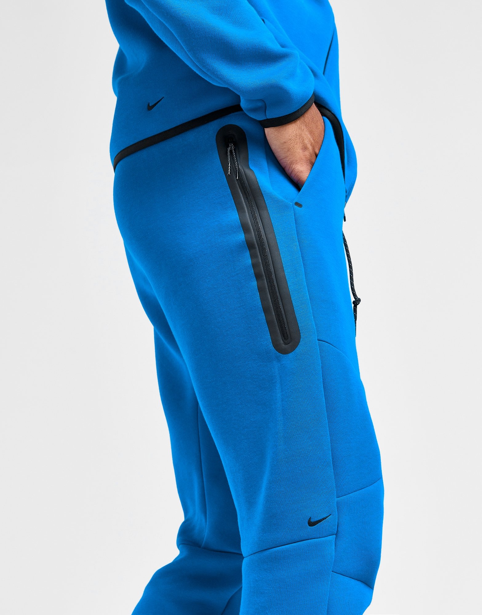 Royal blue nike tech tracksuit sale