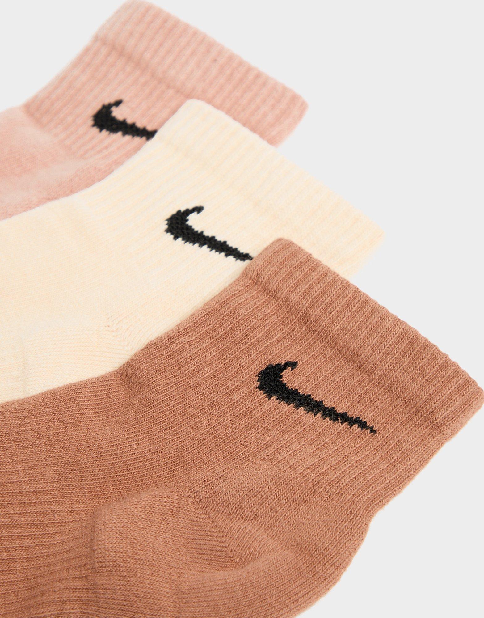 Nike 3-Pack Everyday Plus Quarter Socks