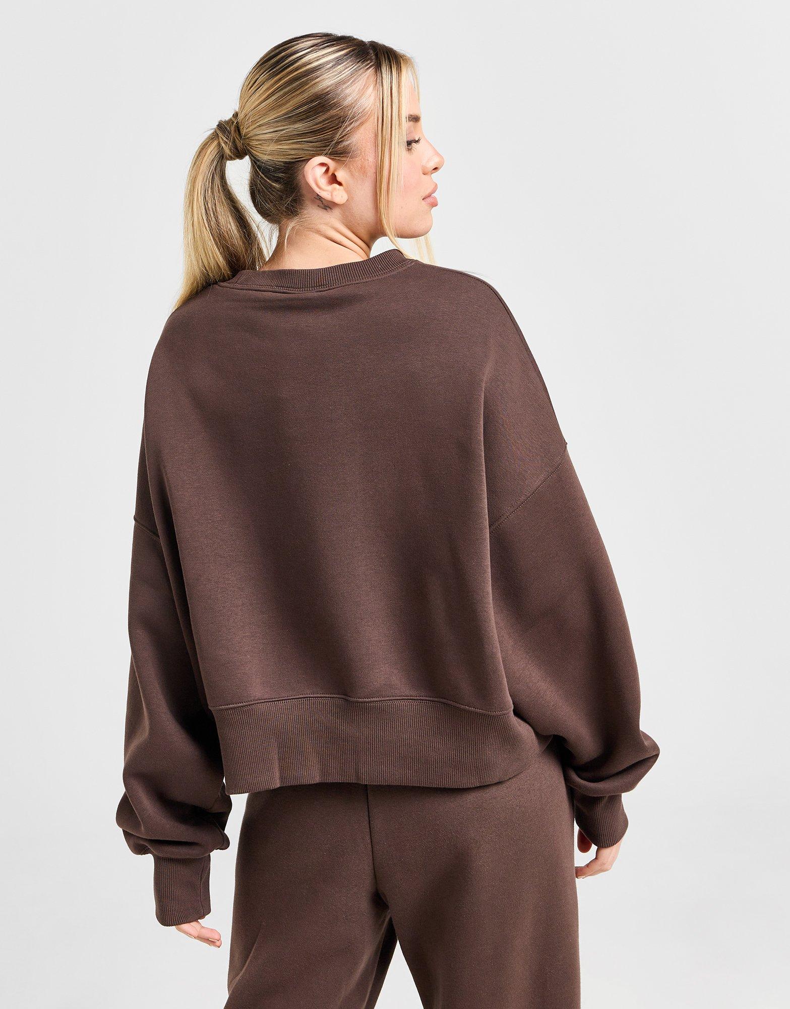 Nike Phoenix Oversized Crop Crew Sweatshirt