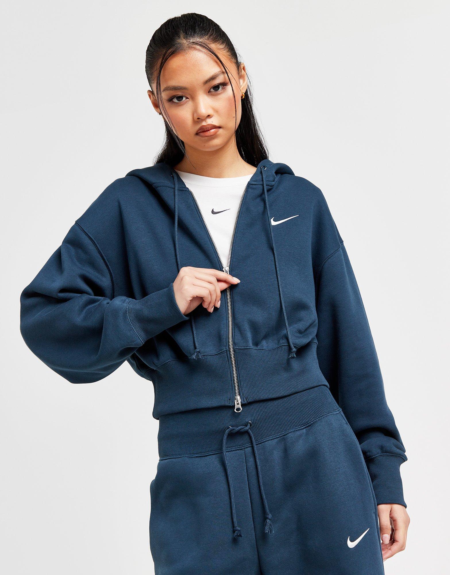 Nike Phoenix Crop Full Zip Hoodie