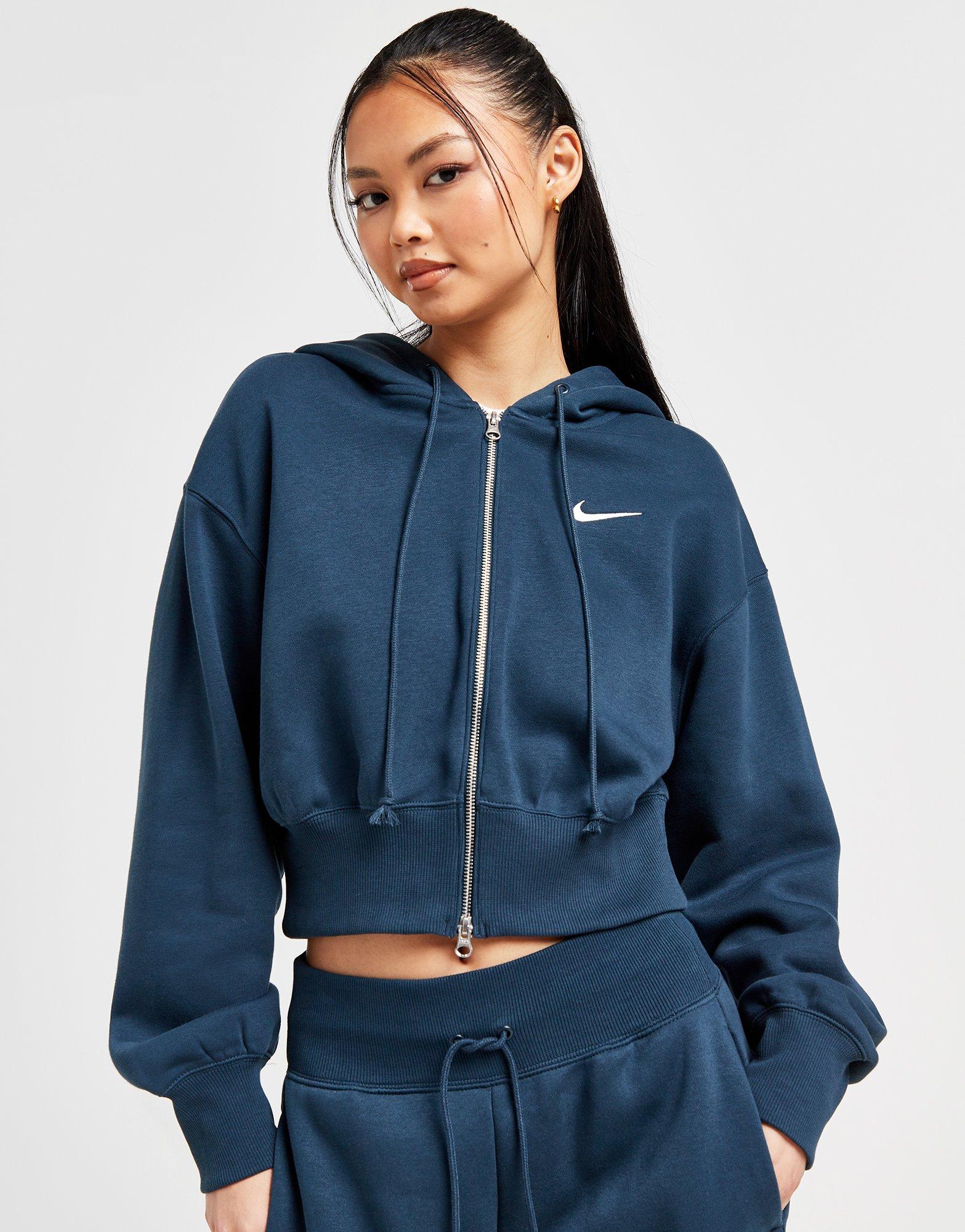 Nike Phoenix Crop Full Zip Hoodie