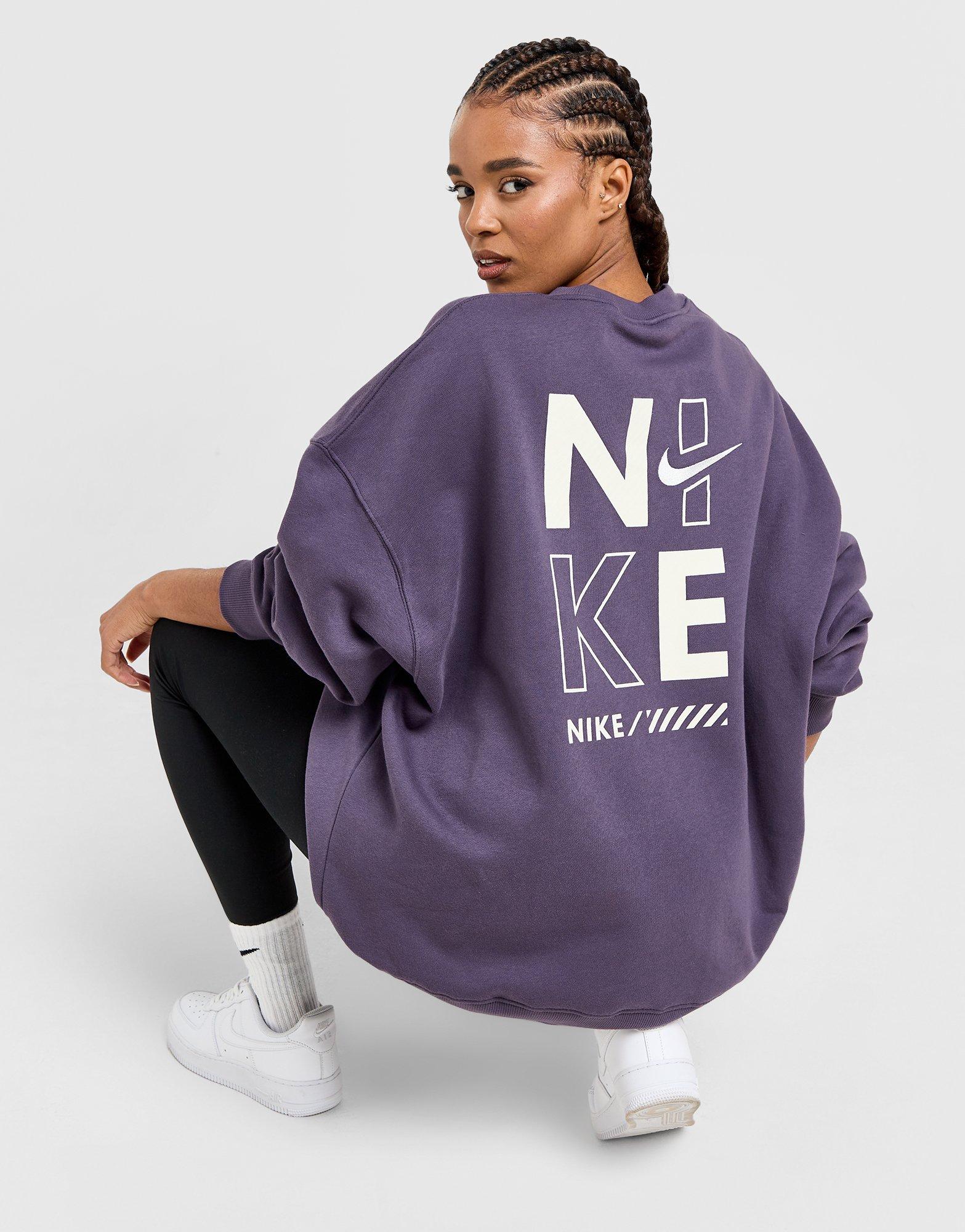 Nike Oversized Swoosh Crew Sweatshirt