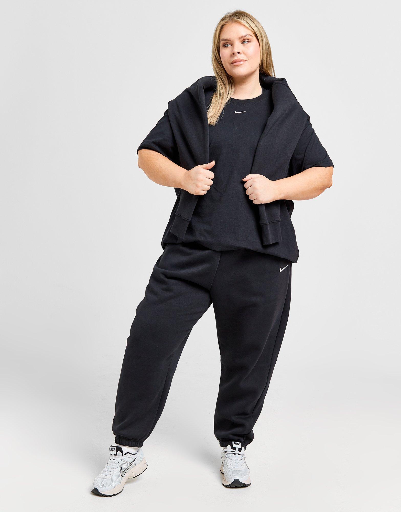 Black nike joggers women online