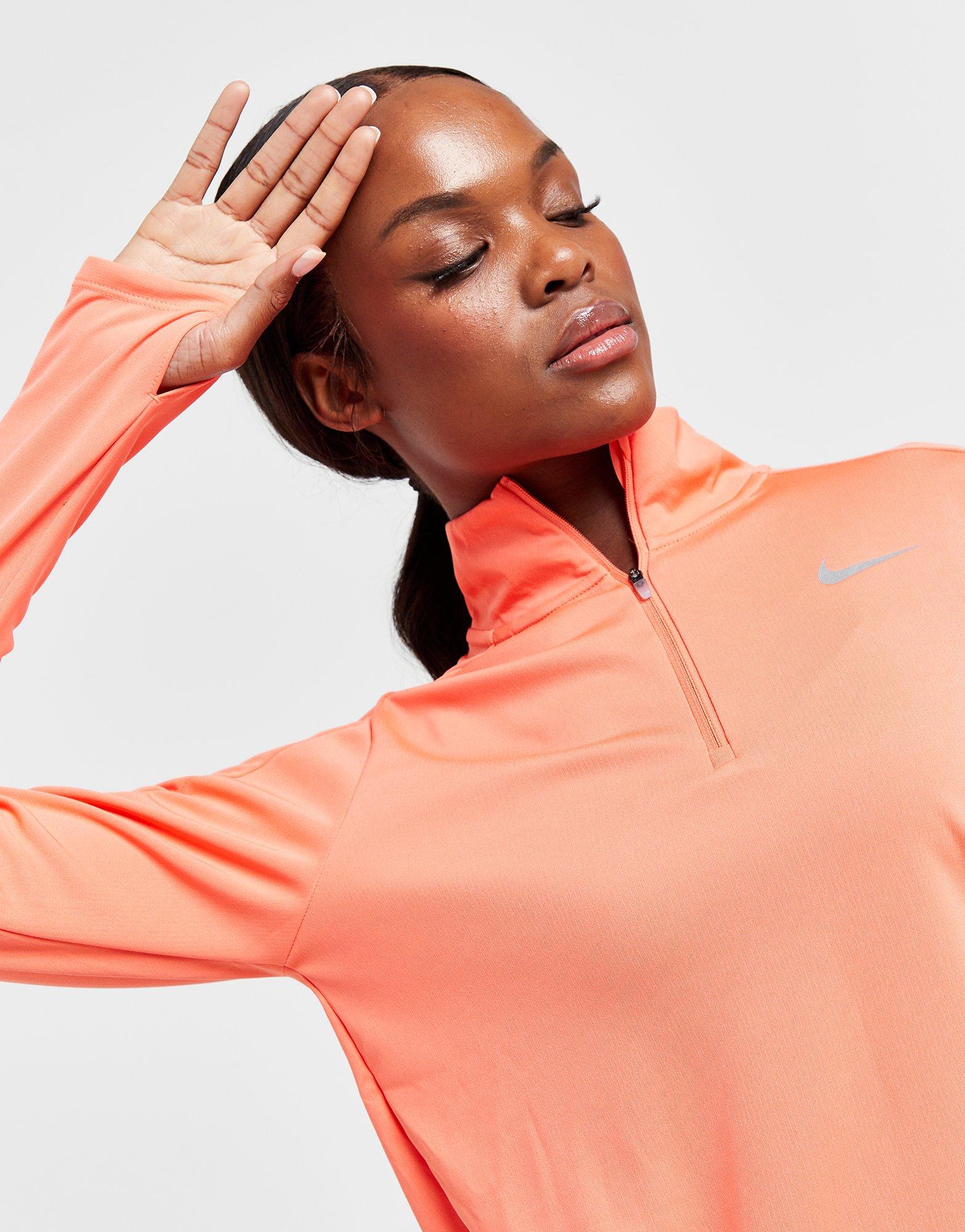 Half Zip Sweatshirt Pink Nike Running Pacer Top Buy Nike Dri-FIT
