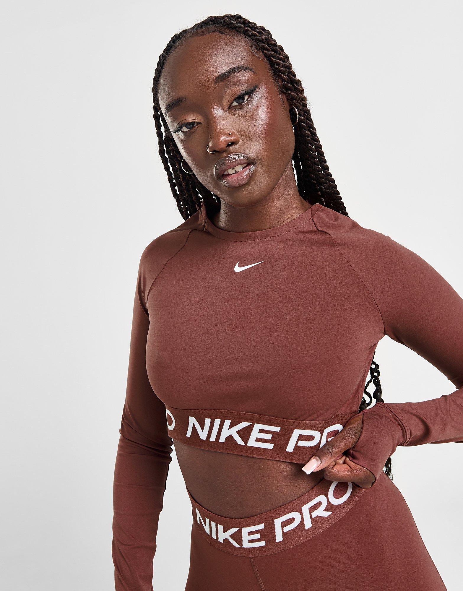 Nike Pro Long Sleeve Cropped Top