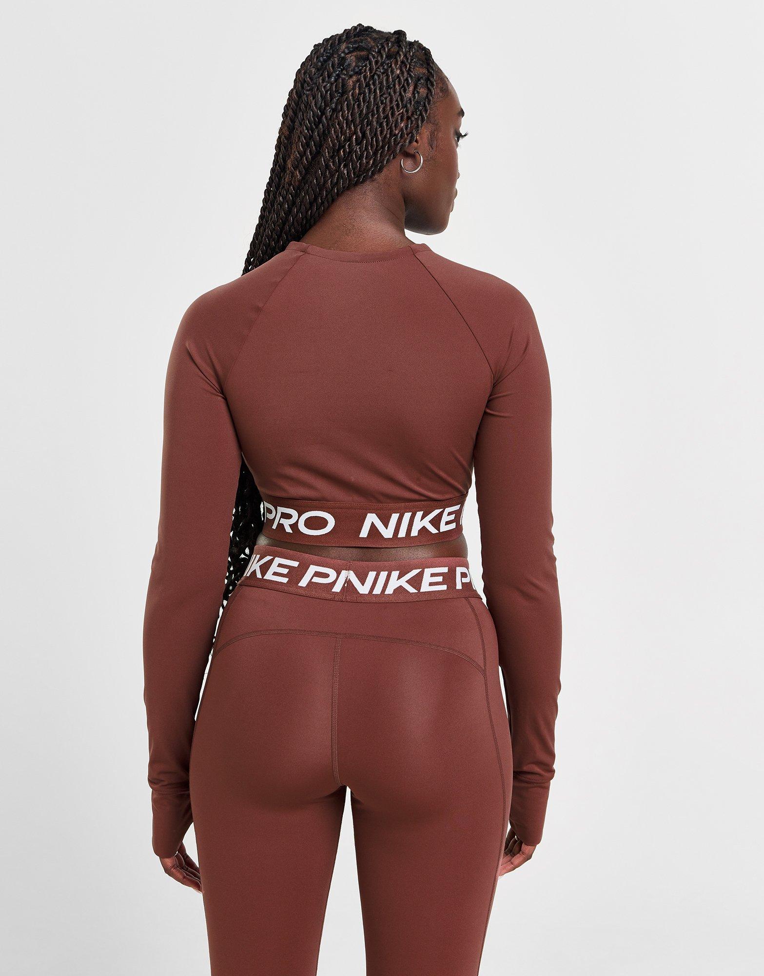 Nike Pro Long Sleeve Cropped Top