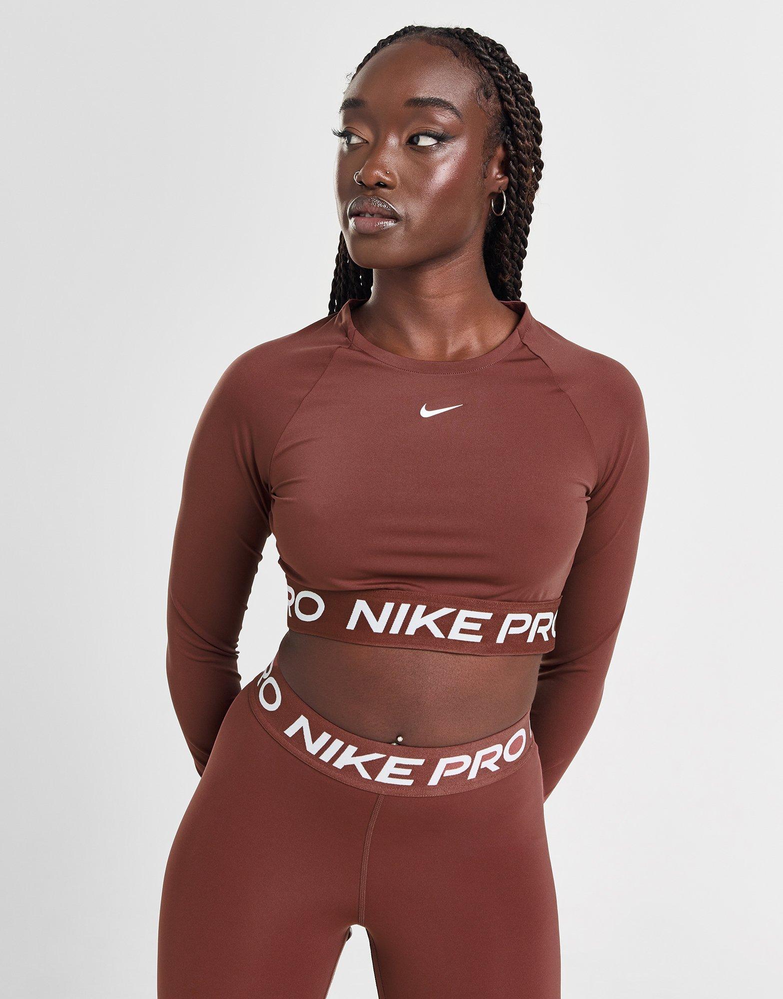 Nike Pro Long Sleeve Cropped Top