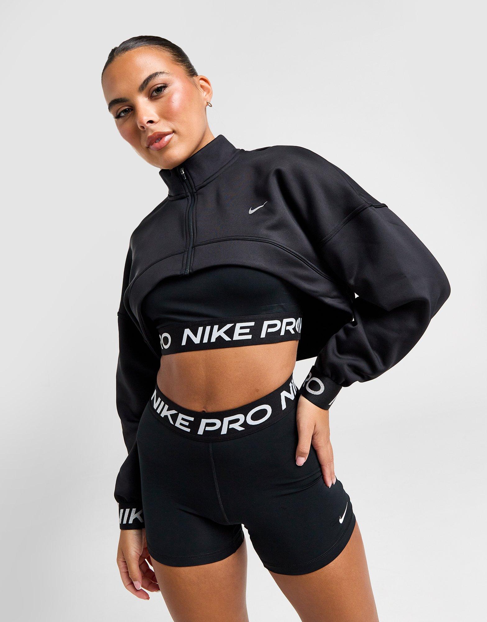 Nike Pro Cutout Fleece Top