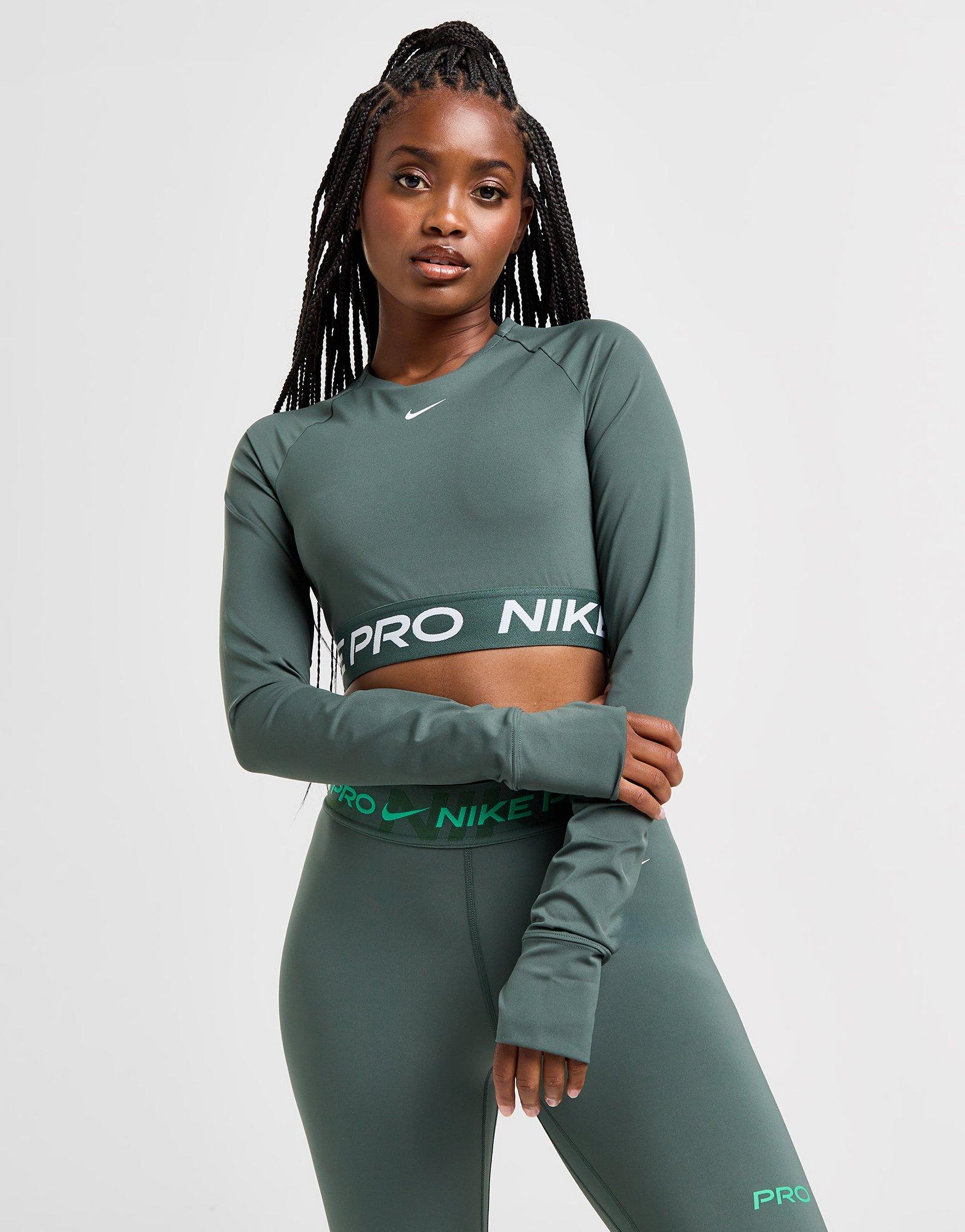 【NIKE】Training Pro Long Sleeve Crop Top(送料無料） Nike Pro Women's Dri-FIT Cropped Long-Sleeve Top. Nike CA