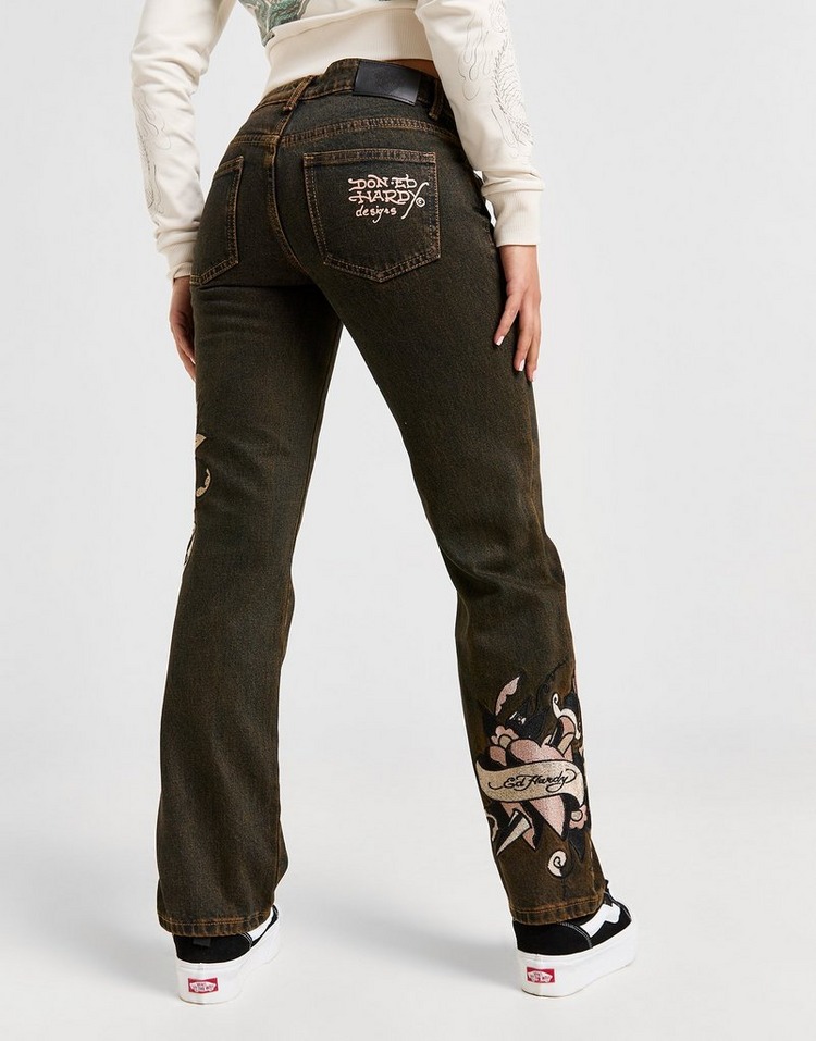 Ed Hardy Dagger Straight Jeans