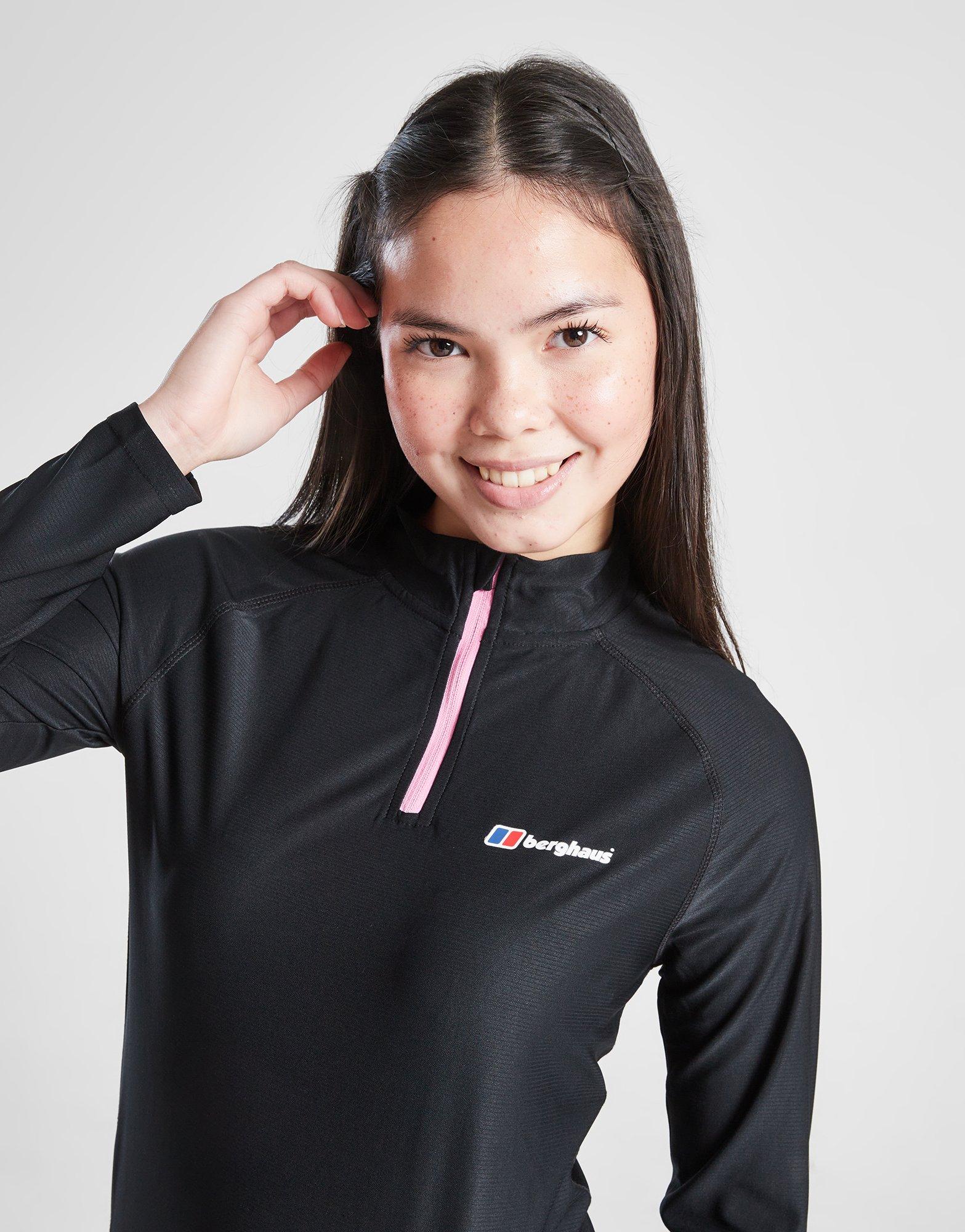 Berghaus Girls' Fitness Stride 1/4 Zip Top Kinder