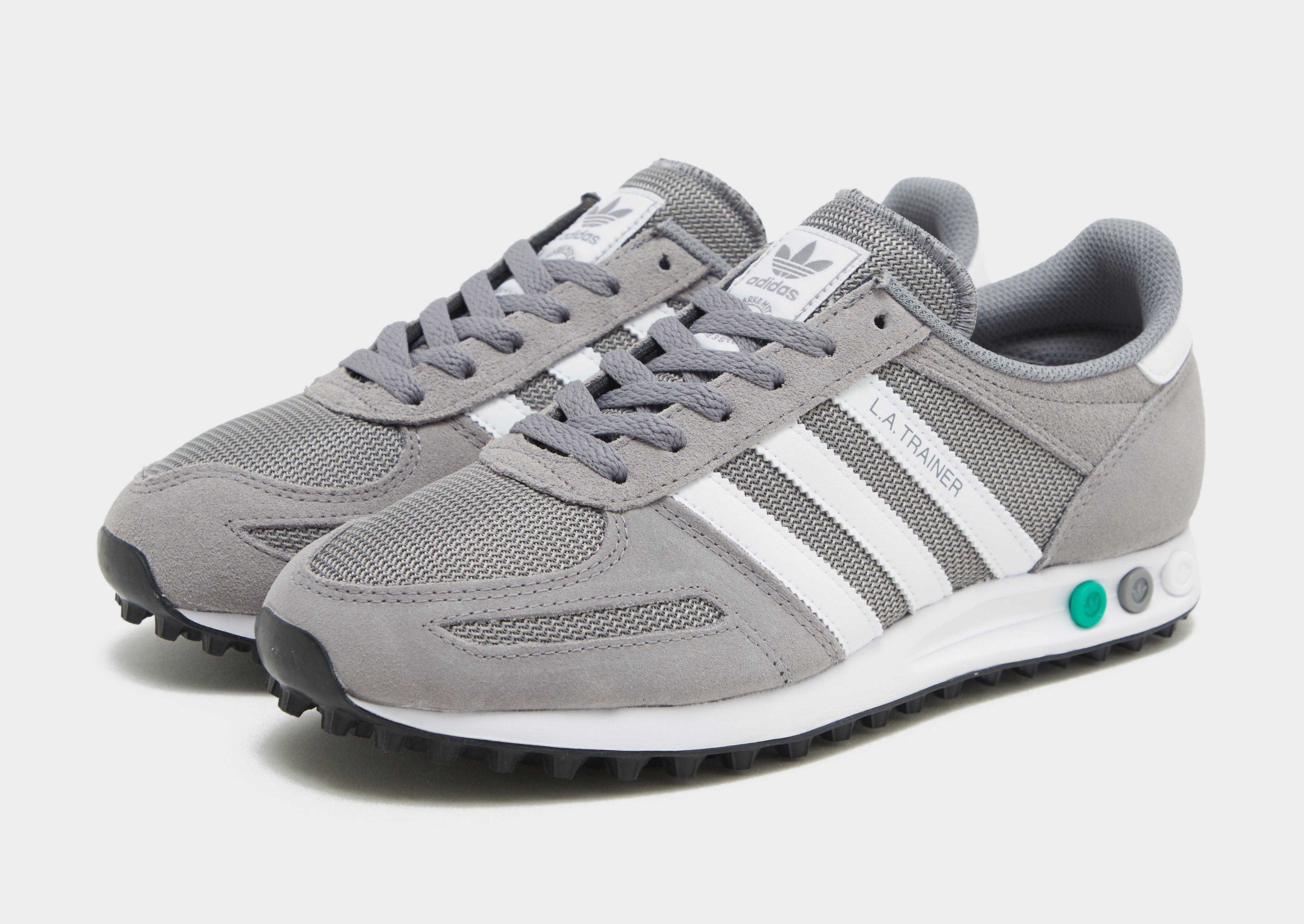 Grey adidas Originals LA Trainer OG - JD Sports Global