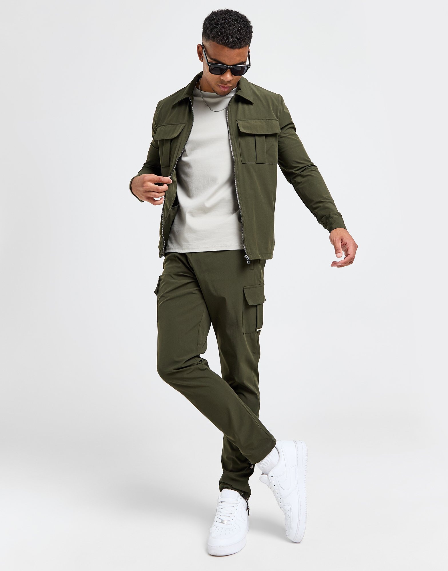 Green Belier Woven Cargo Pants JD Sports