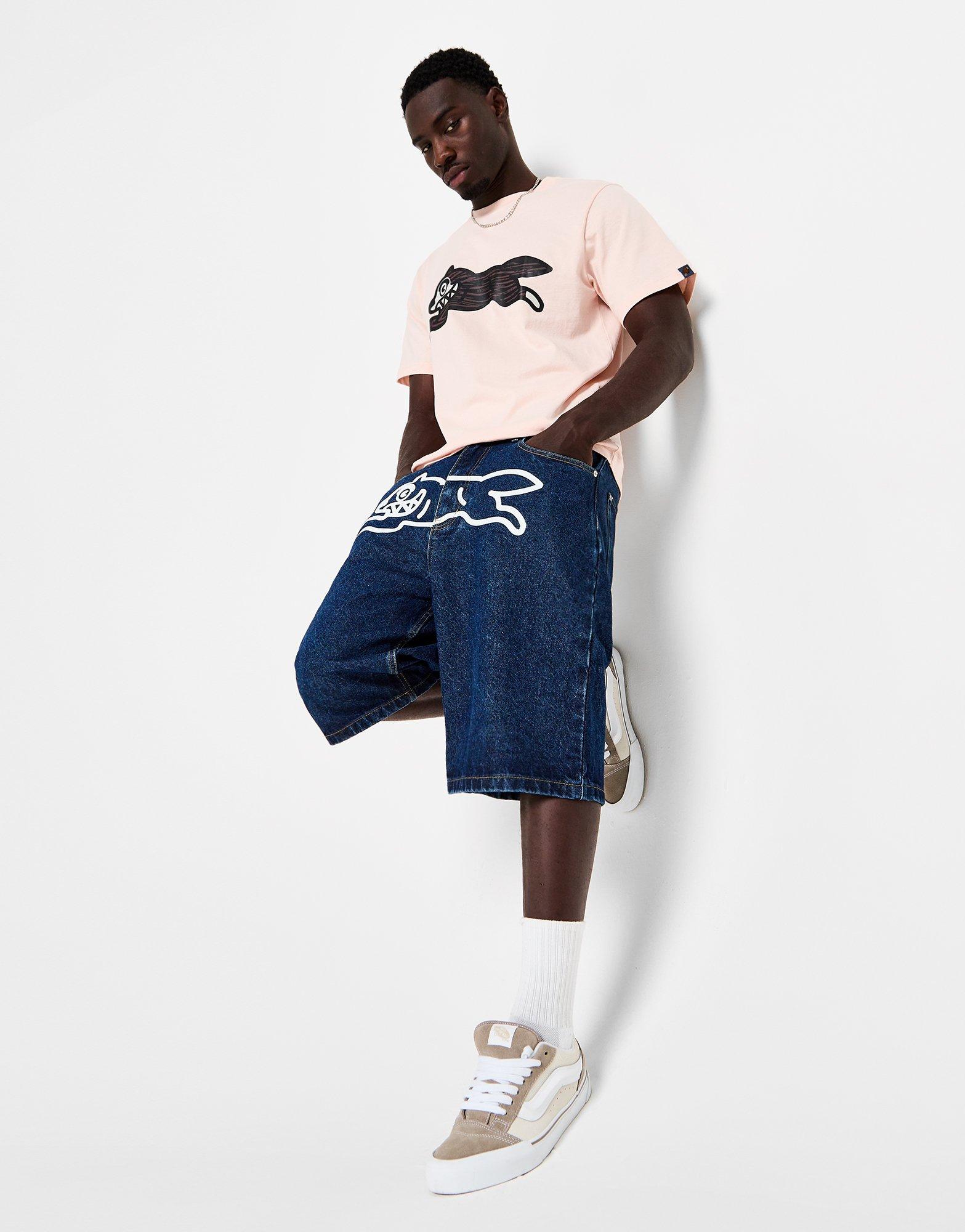 Blue ICECREAM Running Dog Denim Shorts JD Sports UK