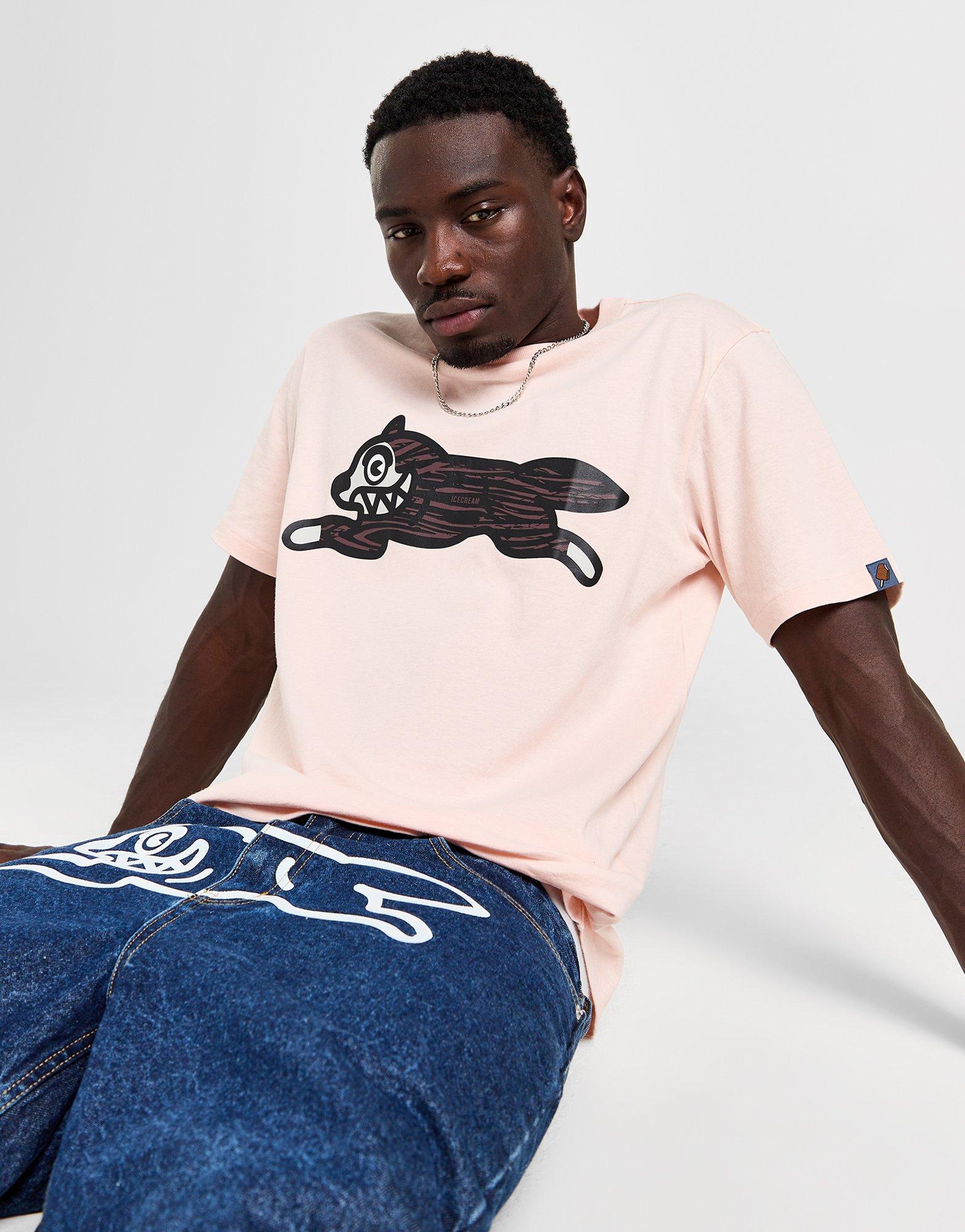 ICECREAM Maglia Woodgrain Running Dog