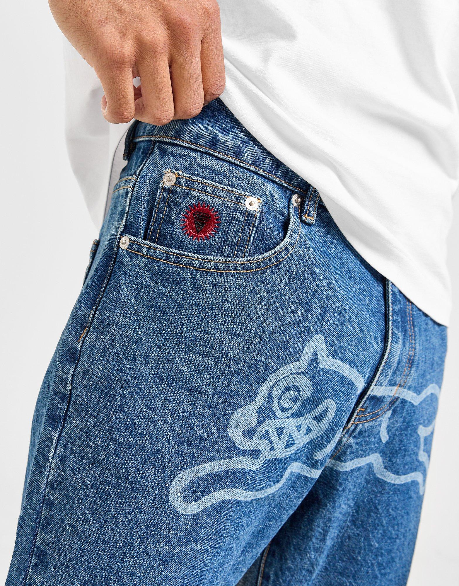 Blue ICECREAM Running Dog Drip Jeans - JD Sports Global Blue ICECREAM Running Dog Drip Jeans - JD Sports Global