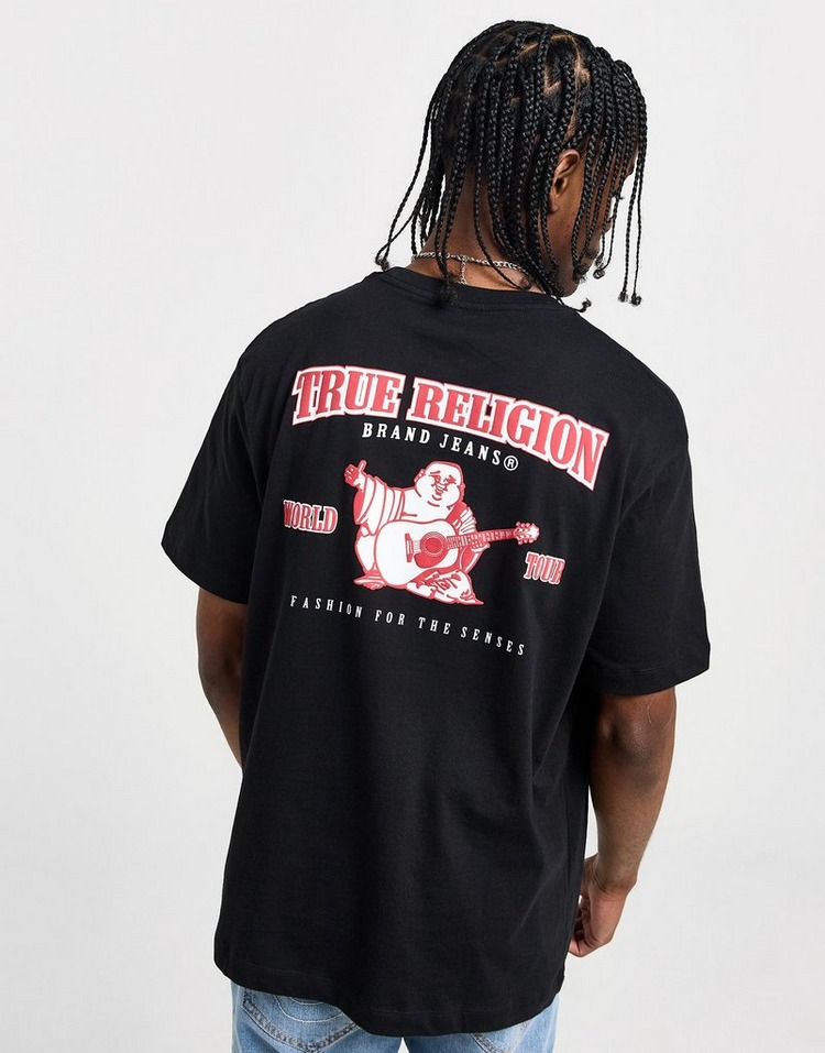Black True Religion Buddha T-Shirt | JD Sports UK