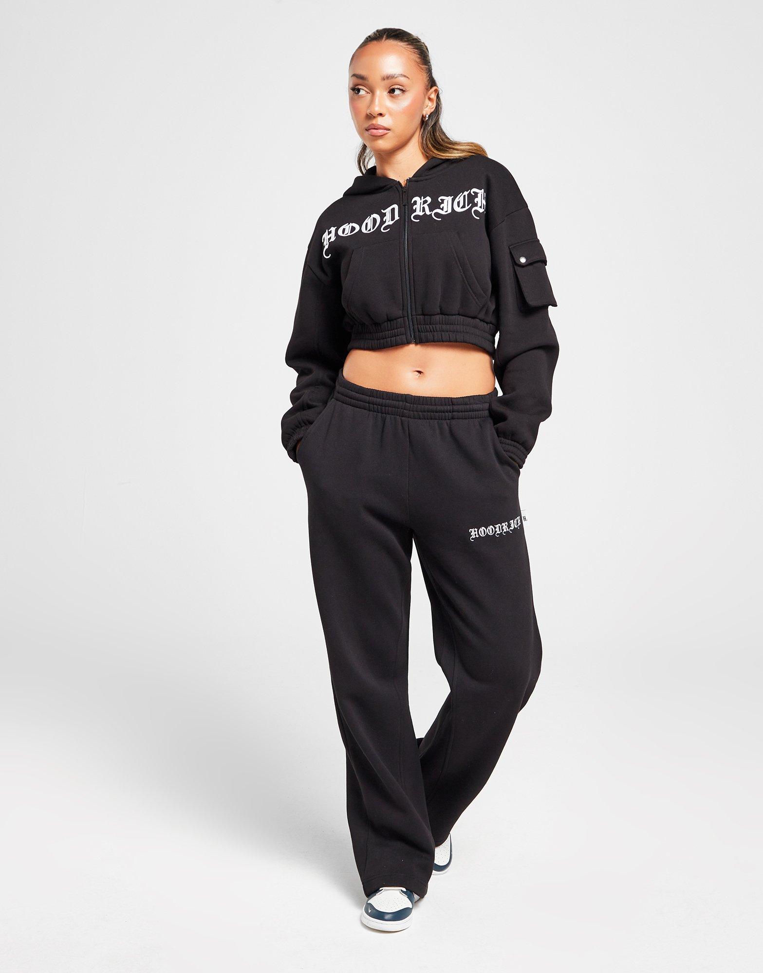 Hoodrich Dusk Crop Full Zip Hoodie