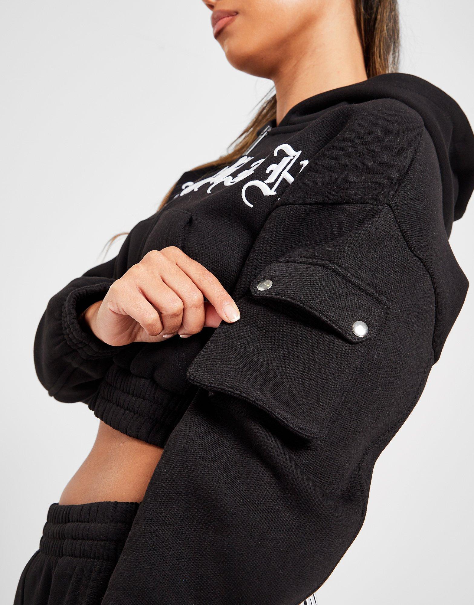 Hoodrich Dusk Crop Full Zip Hoodie