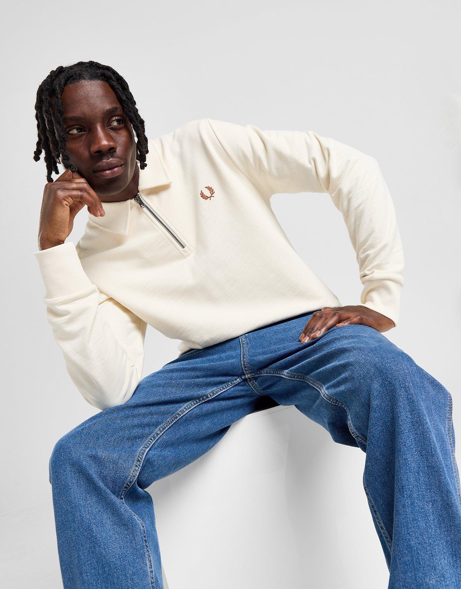 Sweat Fred Perry bleu à capuche zippé S (Gebraucht) in Lausanne für CHF