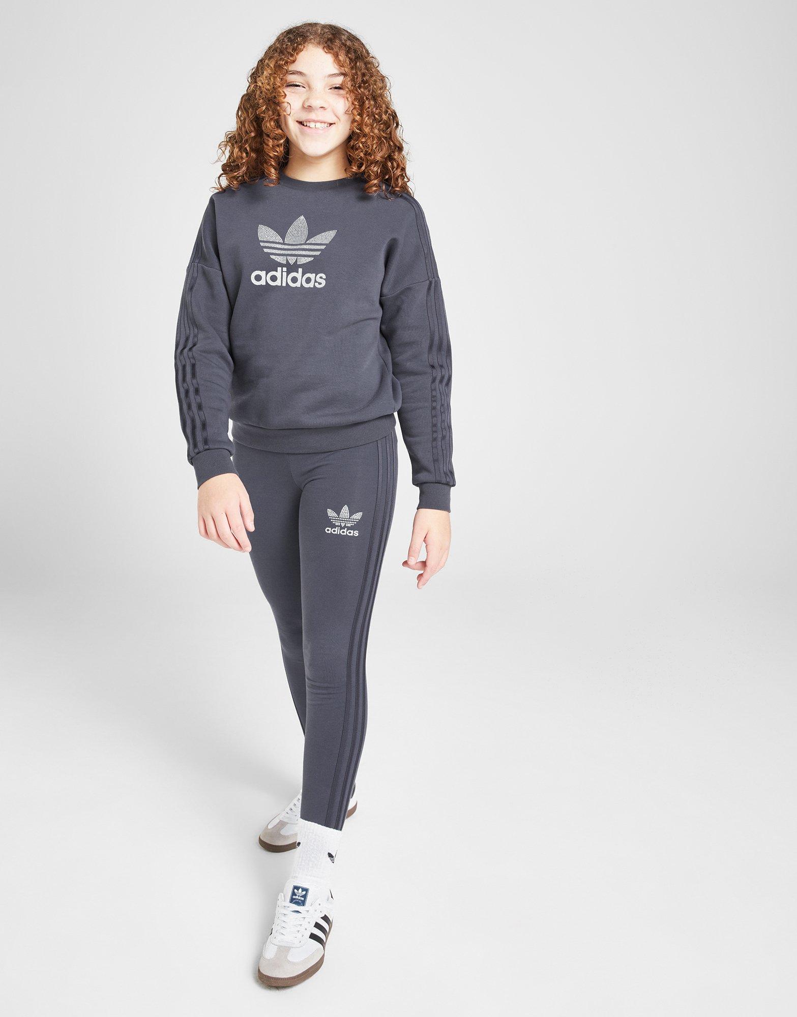 Adidas trefoil crew neck sweatshirt best sale