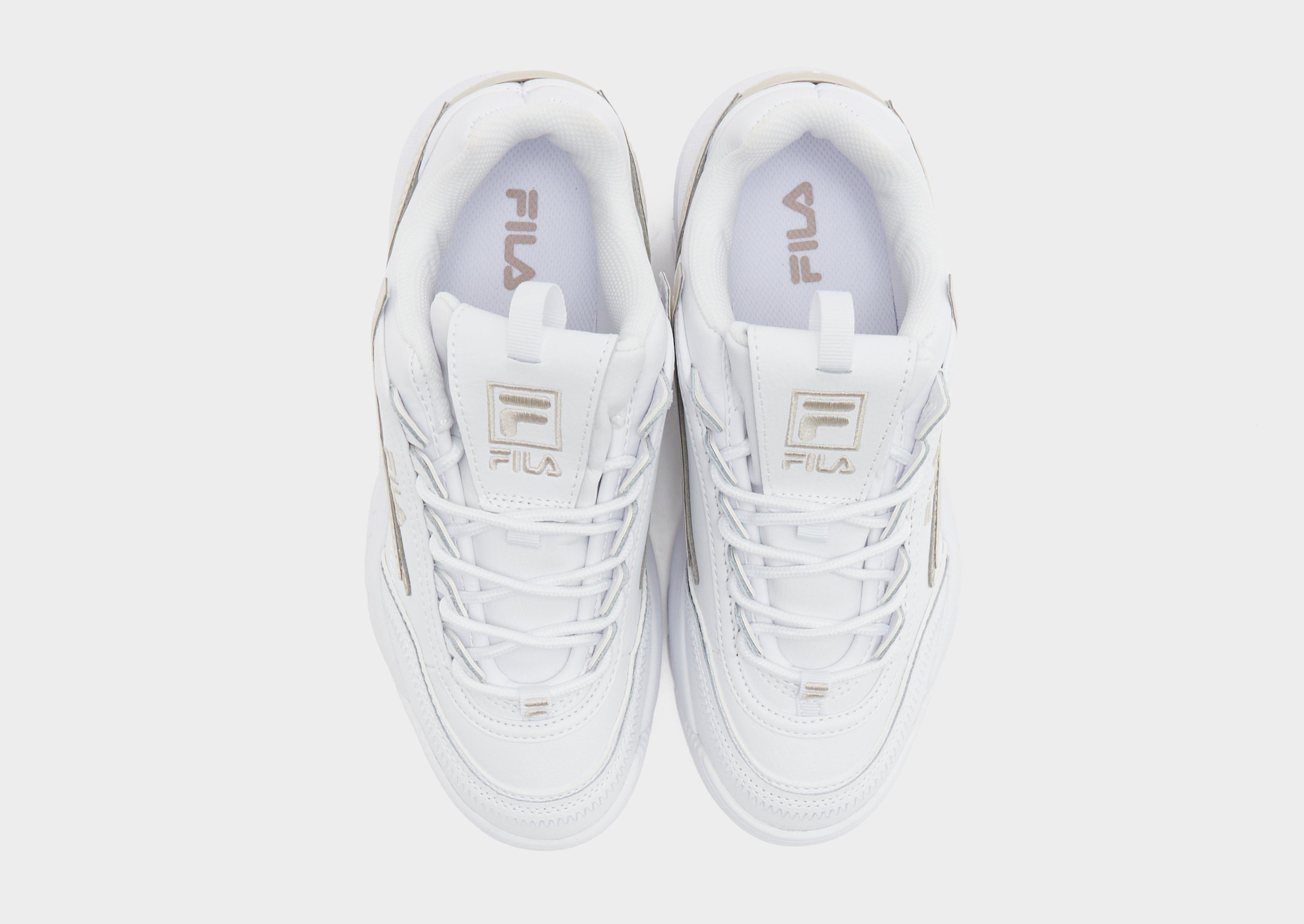 White Fila Disruptor II Women s JD Sports Ireland