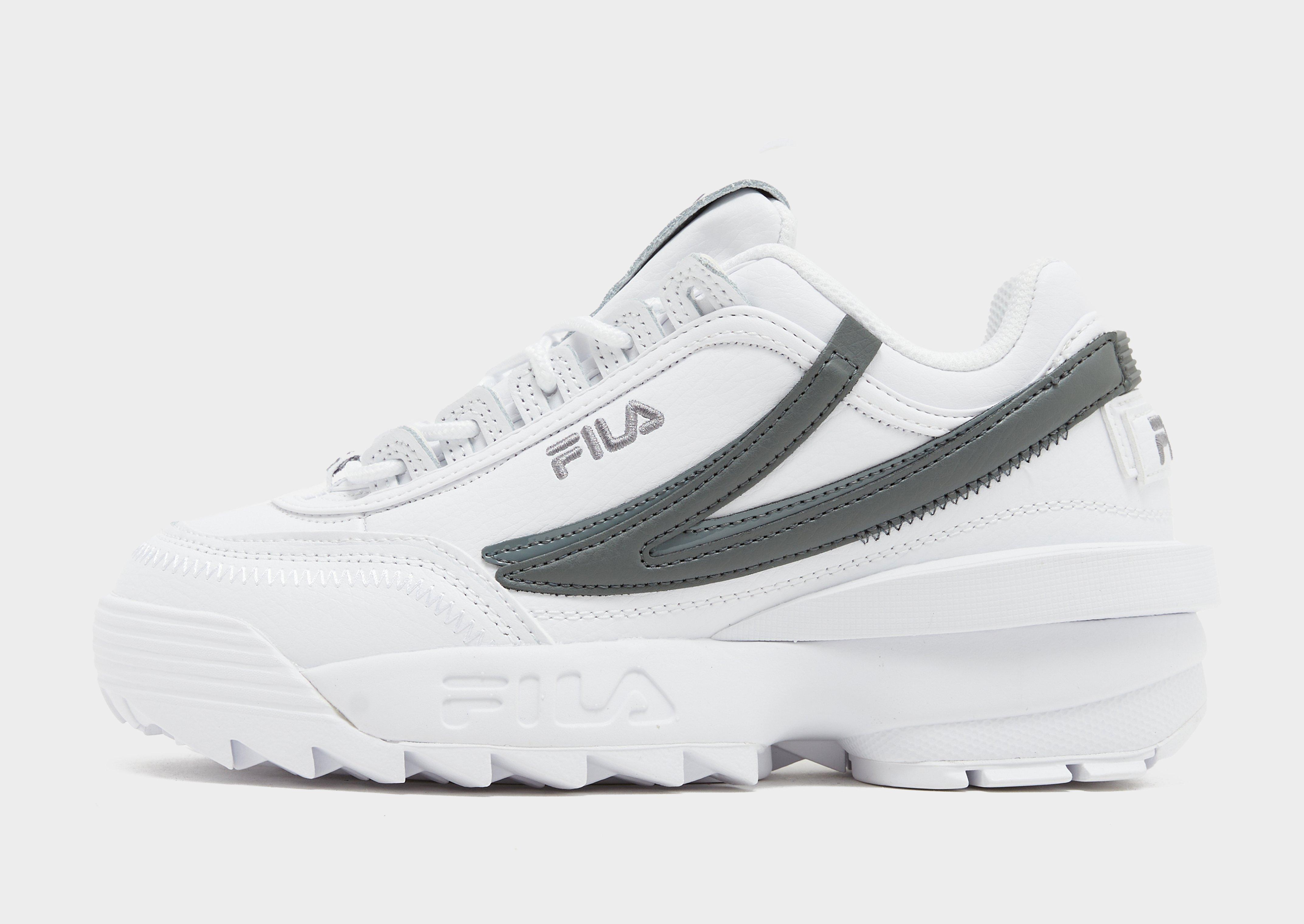 White Fila Disruptor II Women s JD Sports Ireland