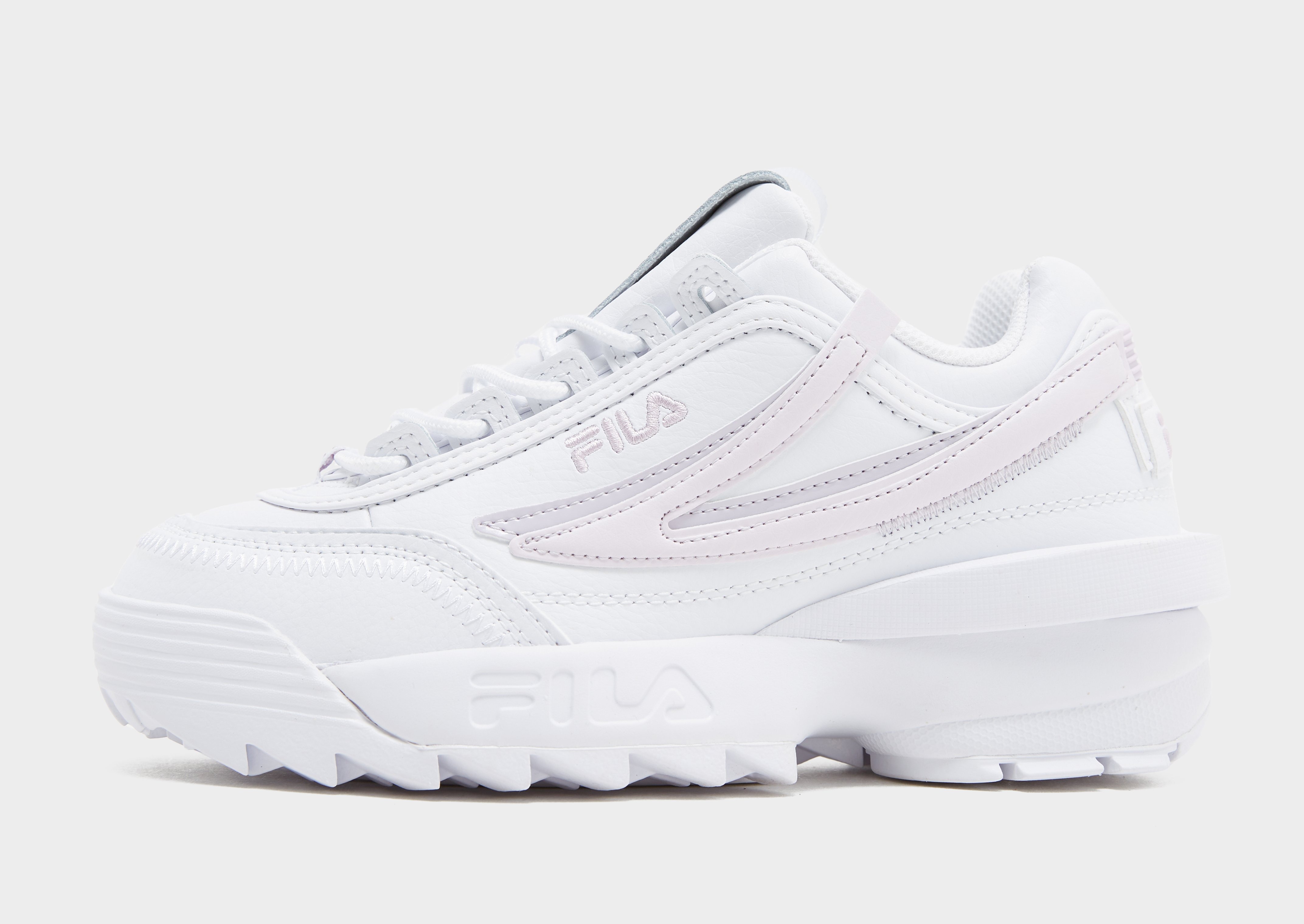 White Fila Disruptor II Women s JD Sports Ireland