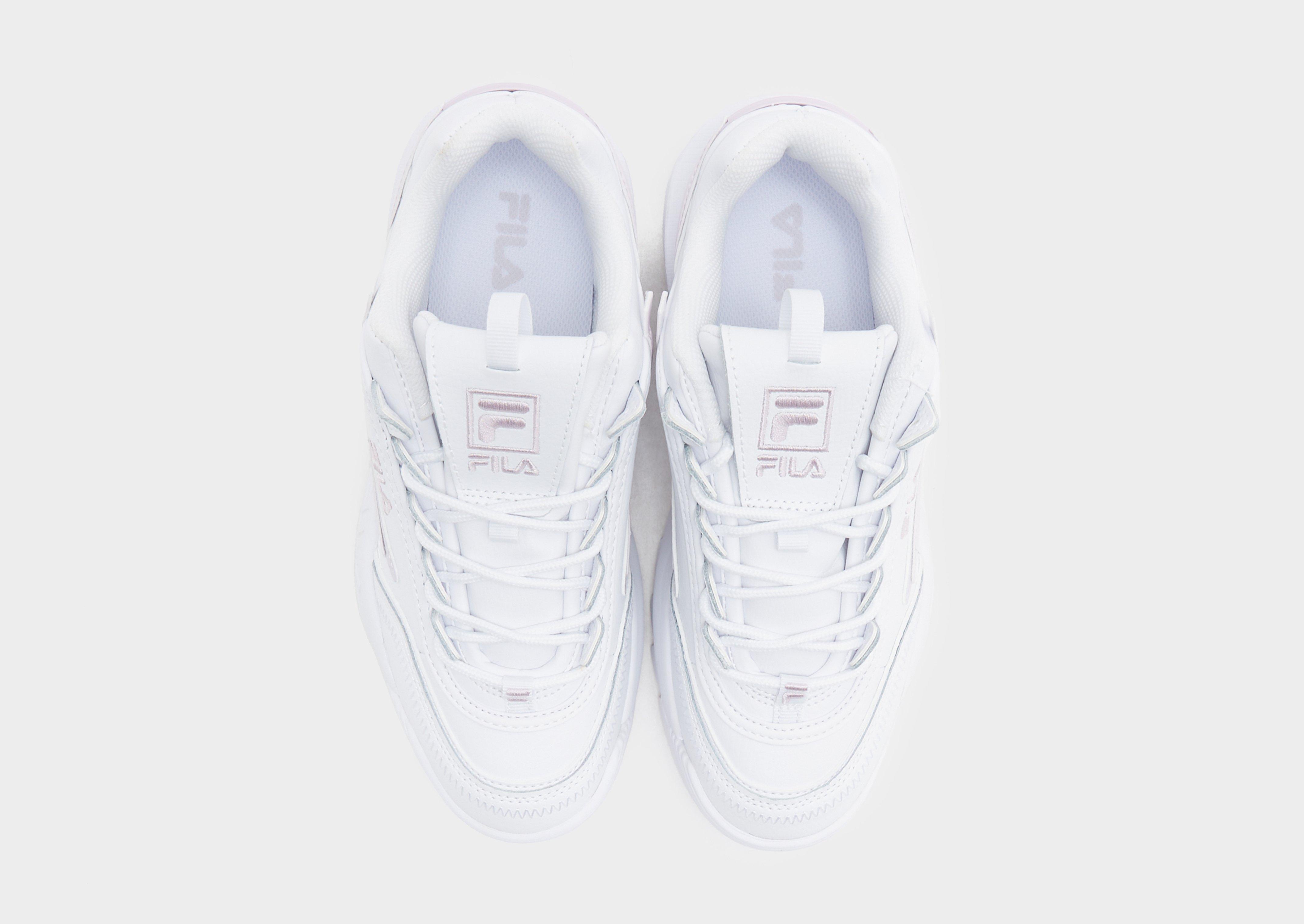 White Fila Disruptor II Women s JD Sports Ireland