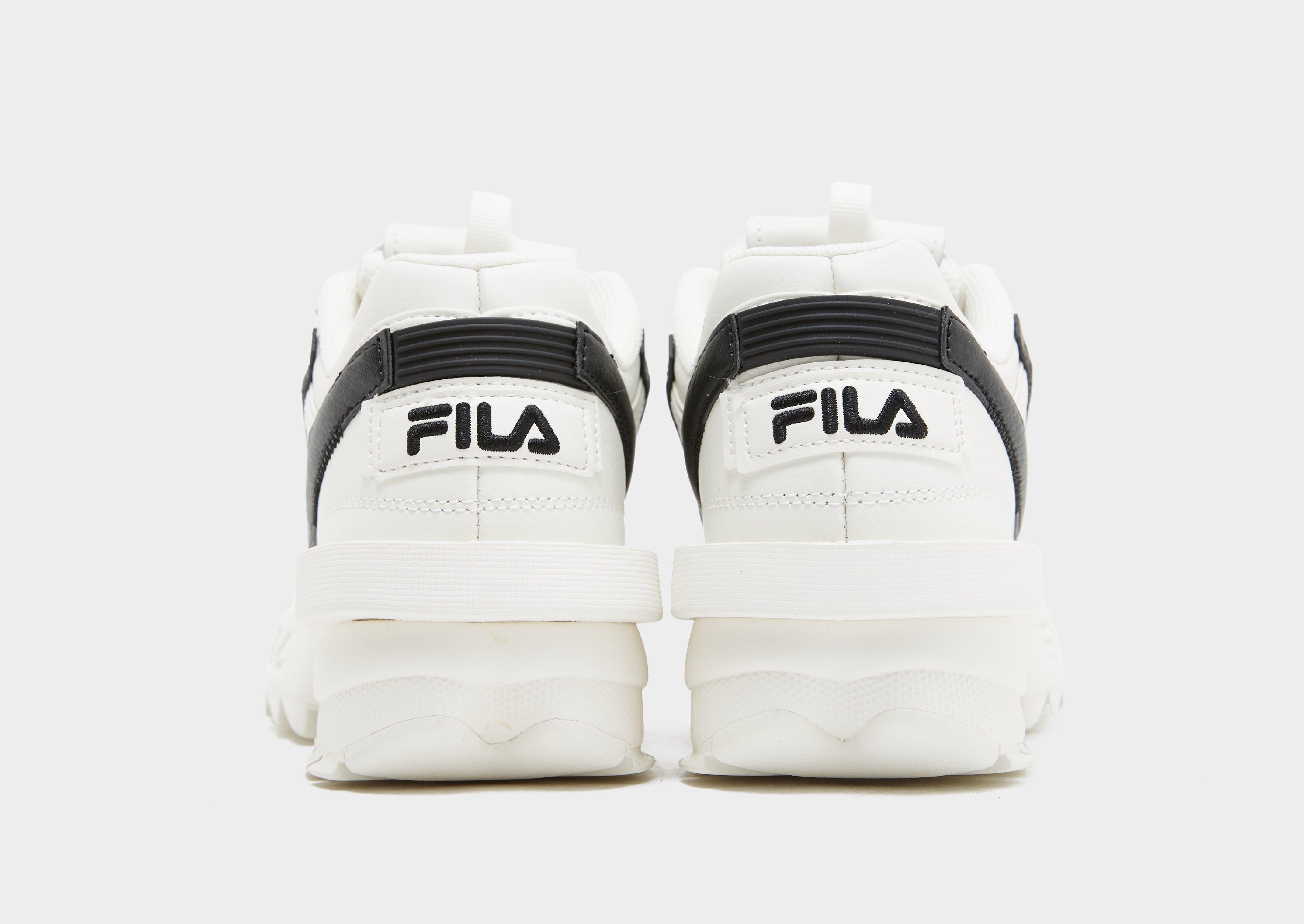 Fila disruptor ii low white leather online