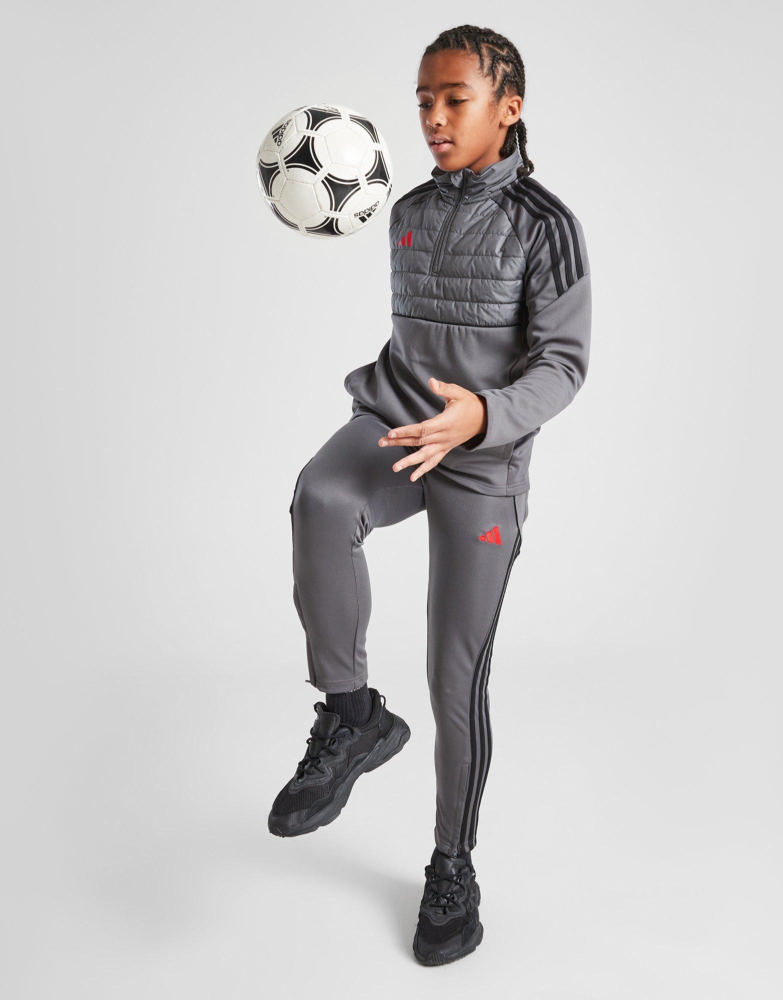 TIRO Grey adidas Tiro Winter 1/4 Zip Top Junior - JD Sports Australia
