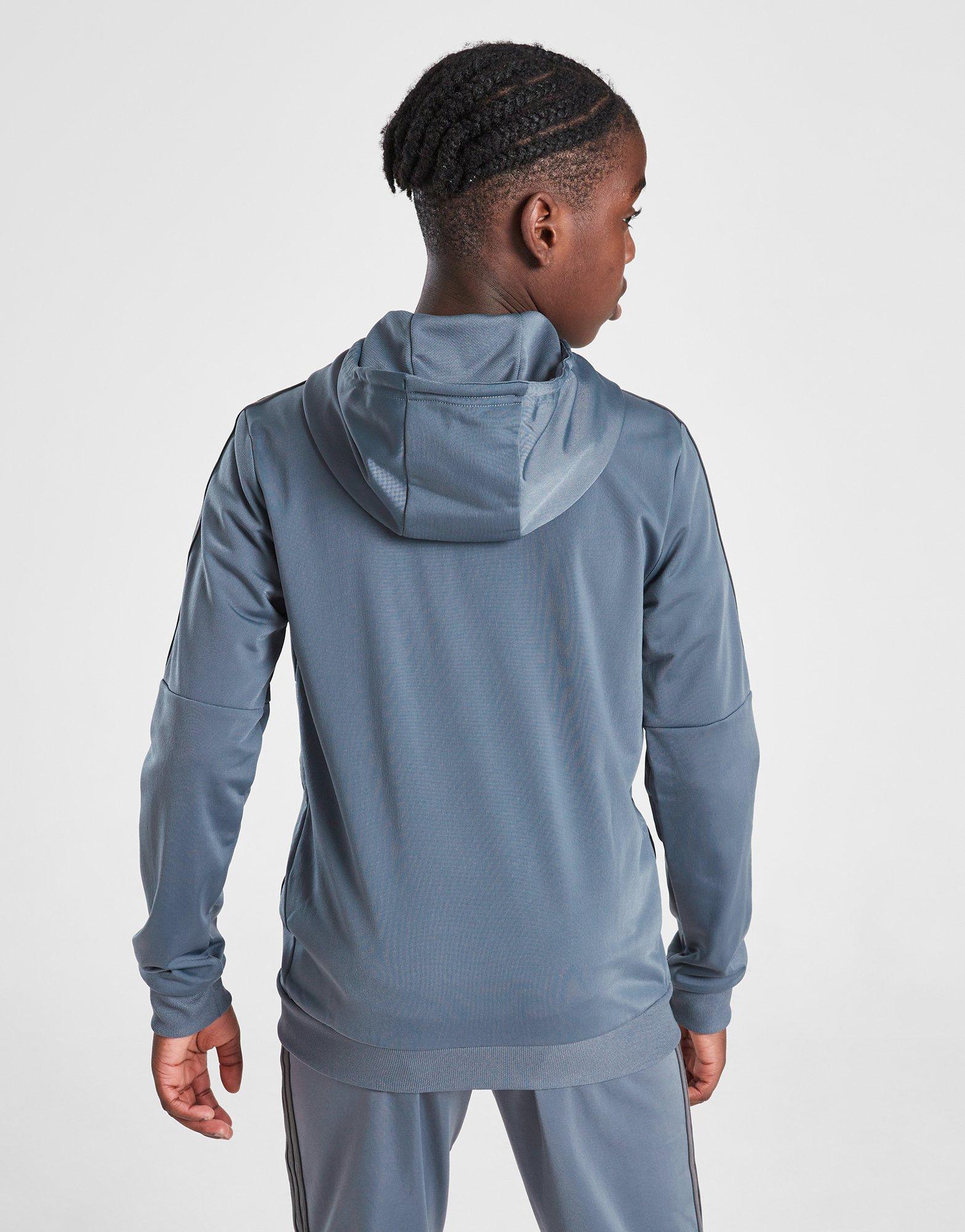 adidas SST Linear Poly Full Zip Hoodie Junior