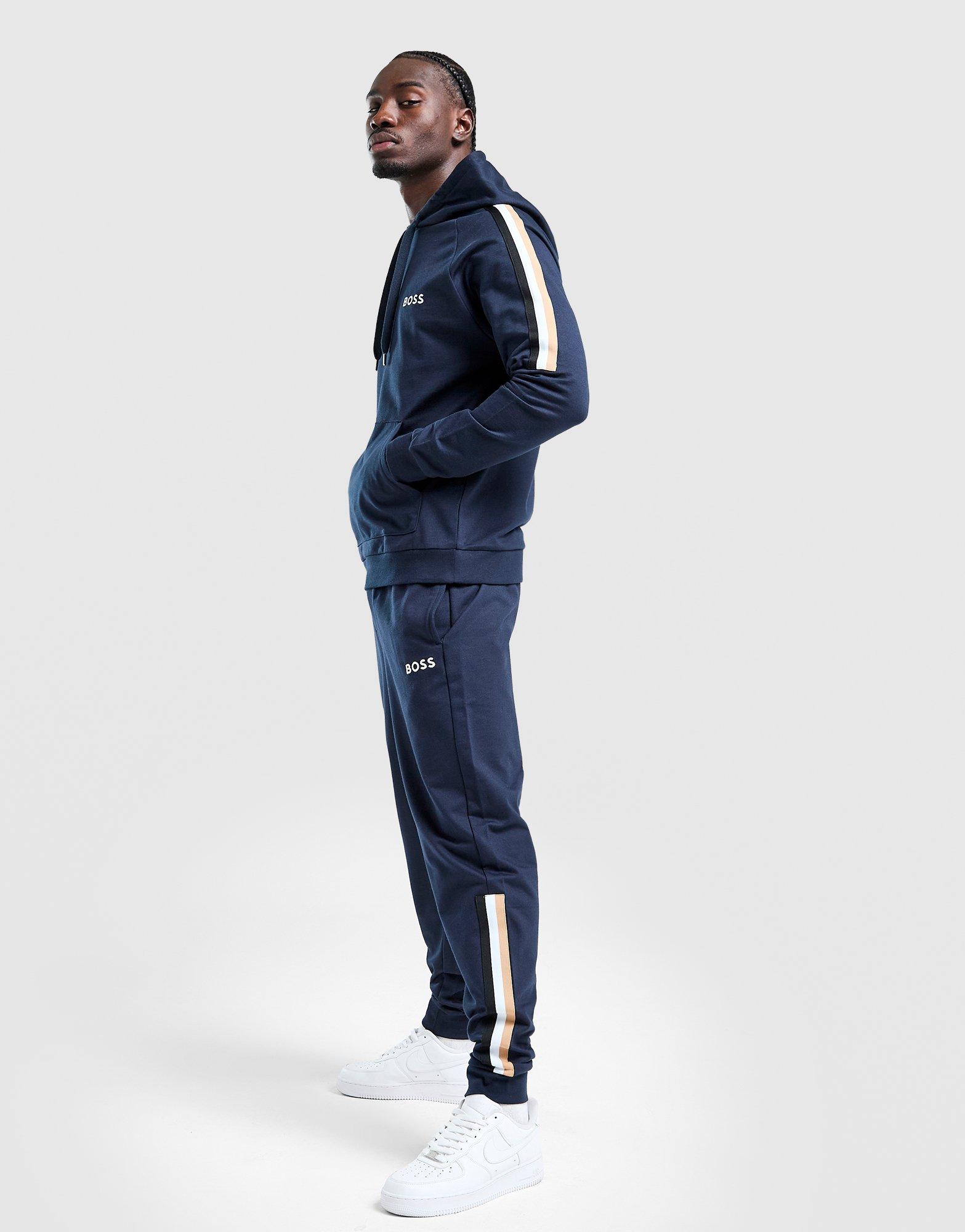 BOSS Tuta Completa con Cappuccio Iconic Tape