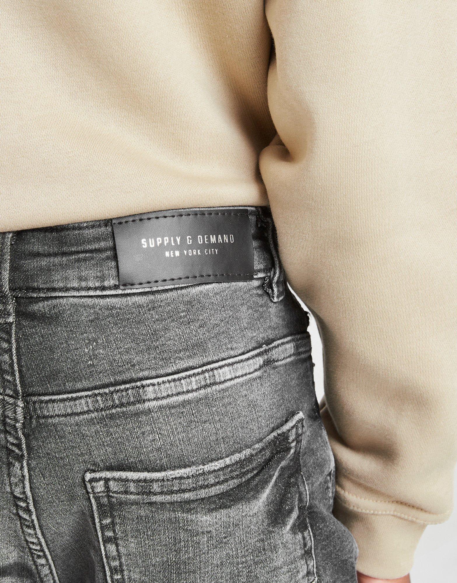 Supply & Demand Gothic Logo Jeans Junior