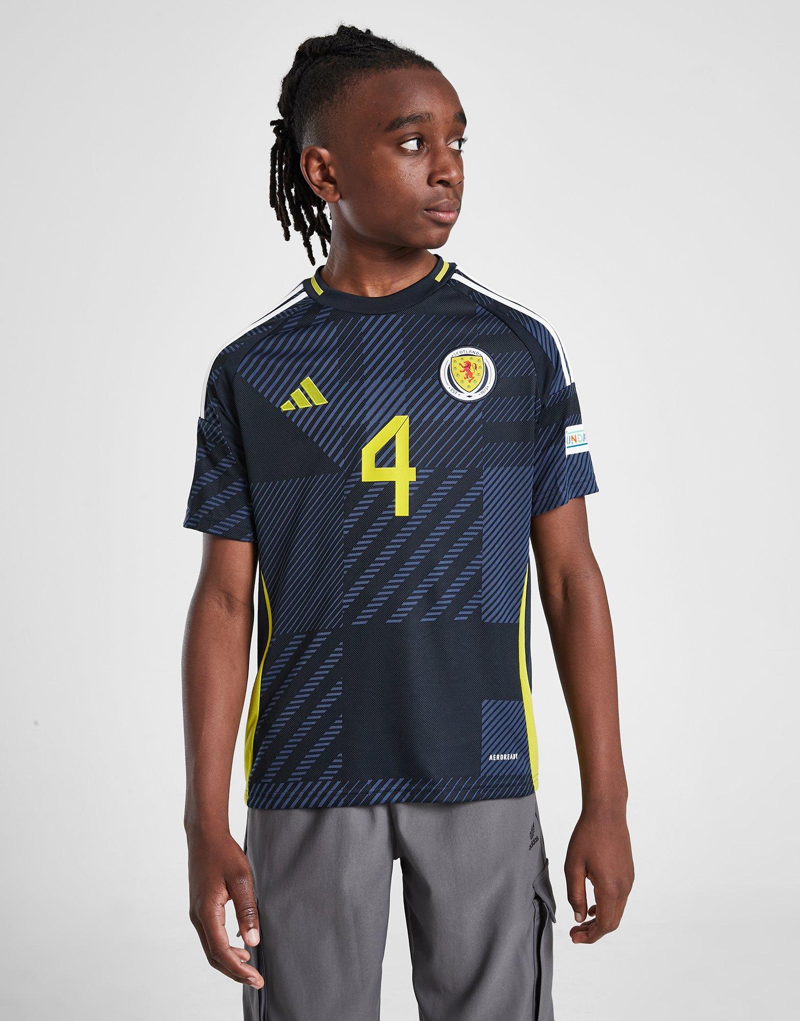 adidas Scotland 2024/25 McTominay #4 Home Shirt Junior