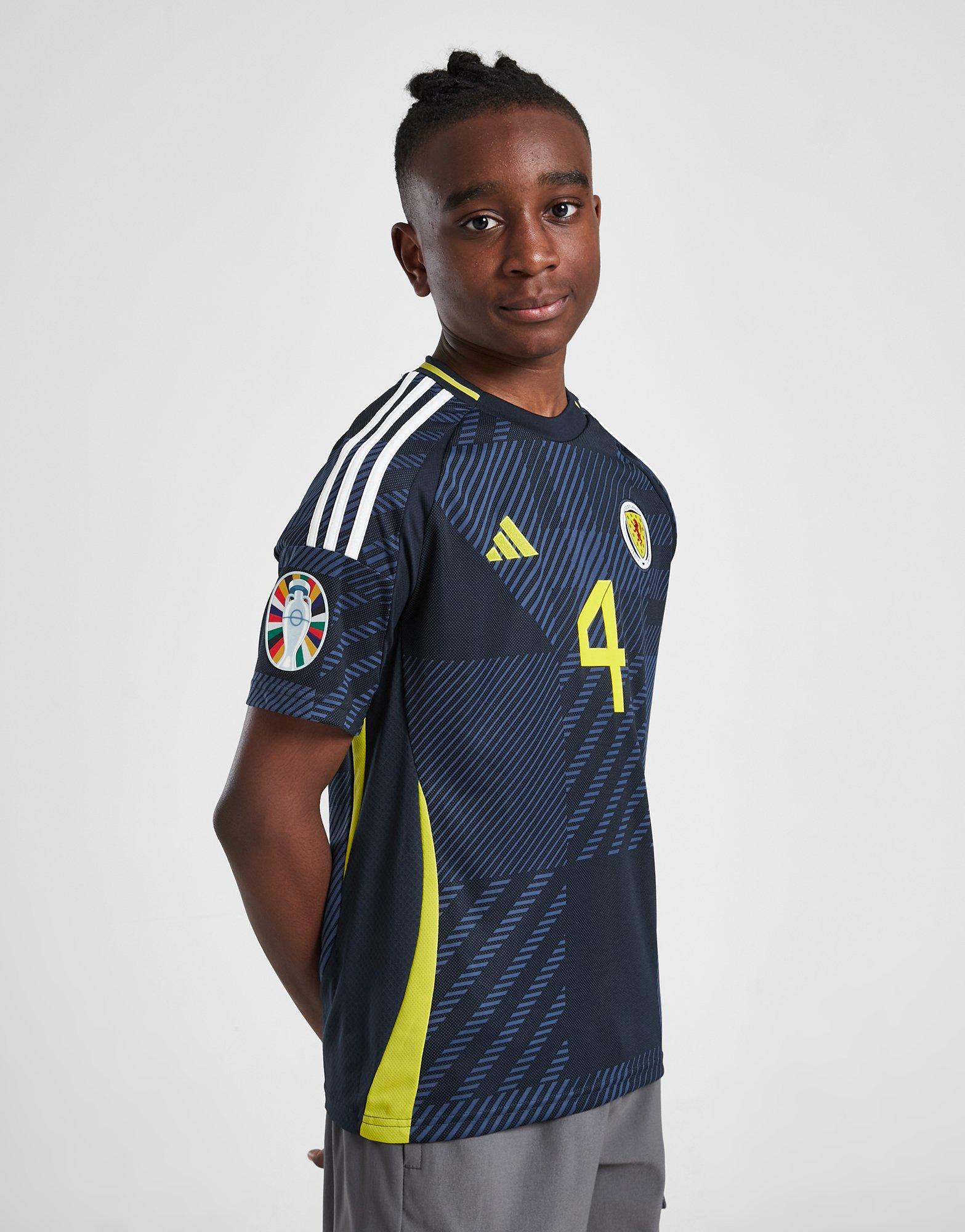 adidas Scotland 2024/25 McTominay #4 Home Shirt Junior
