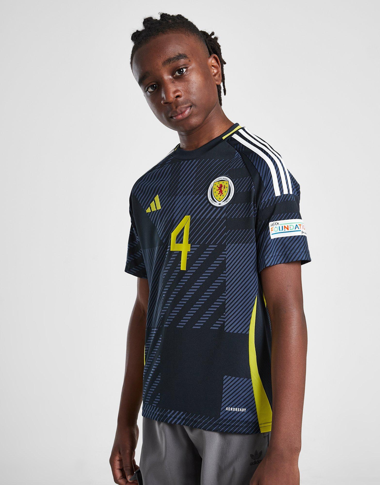 adidas Scotland 2024/25 McTominay #4 Home Shirt Junior