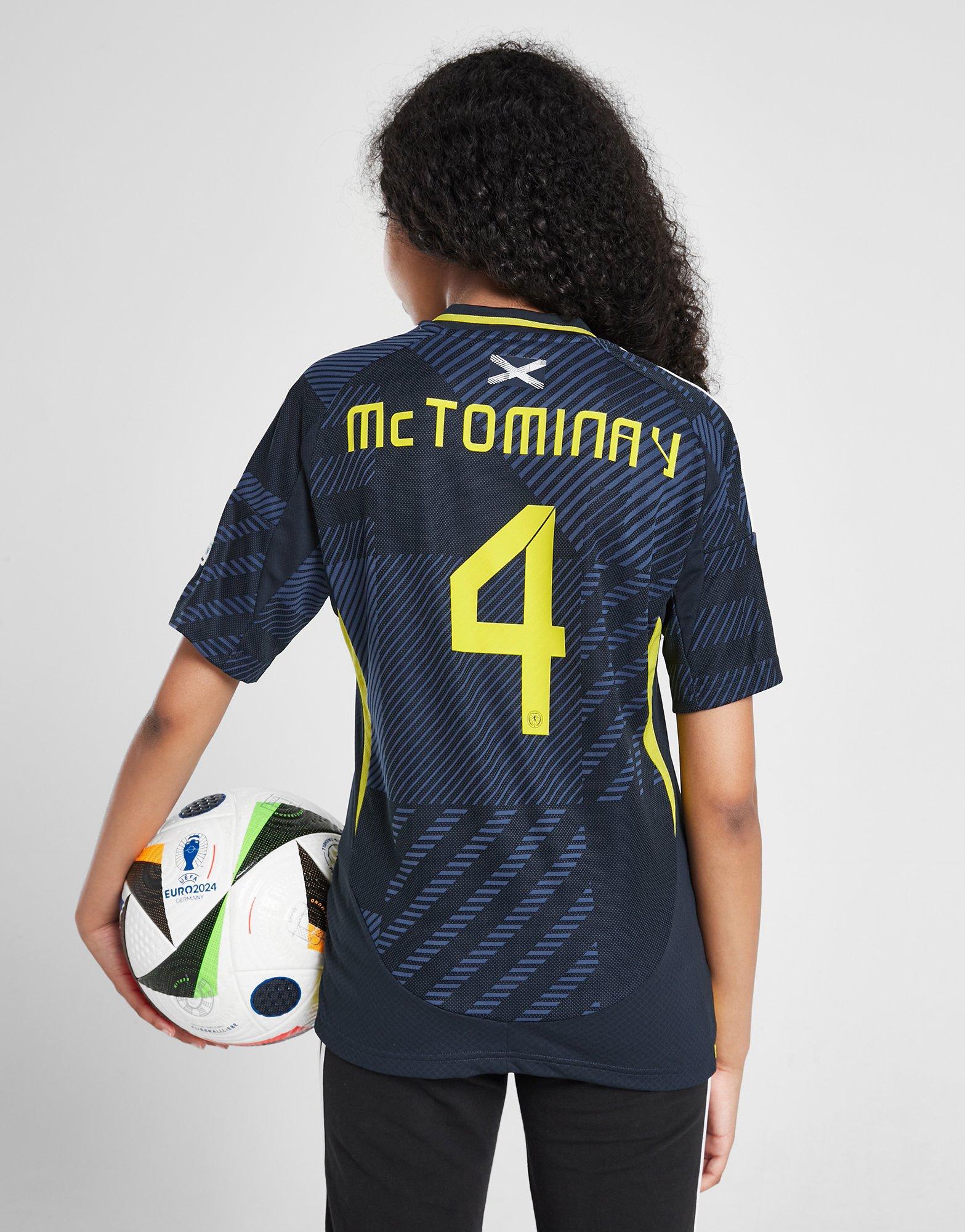 adidas Scotland 2024/25 McTominay #4 Home Shirt Junior